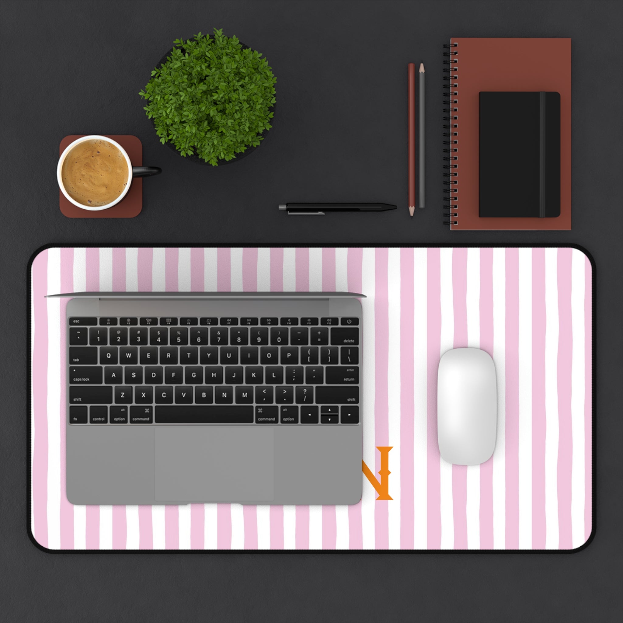 Primrose Monogrammed Desk Mat