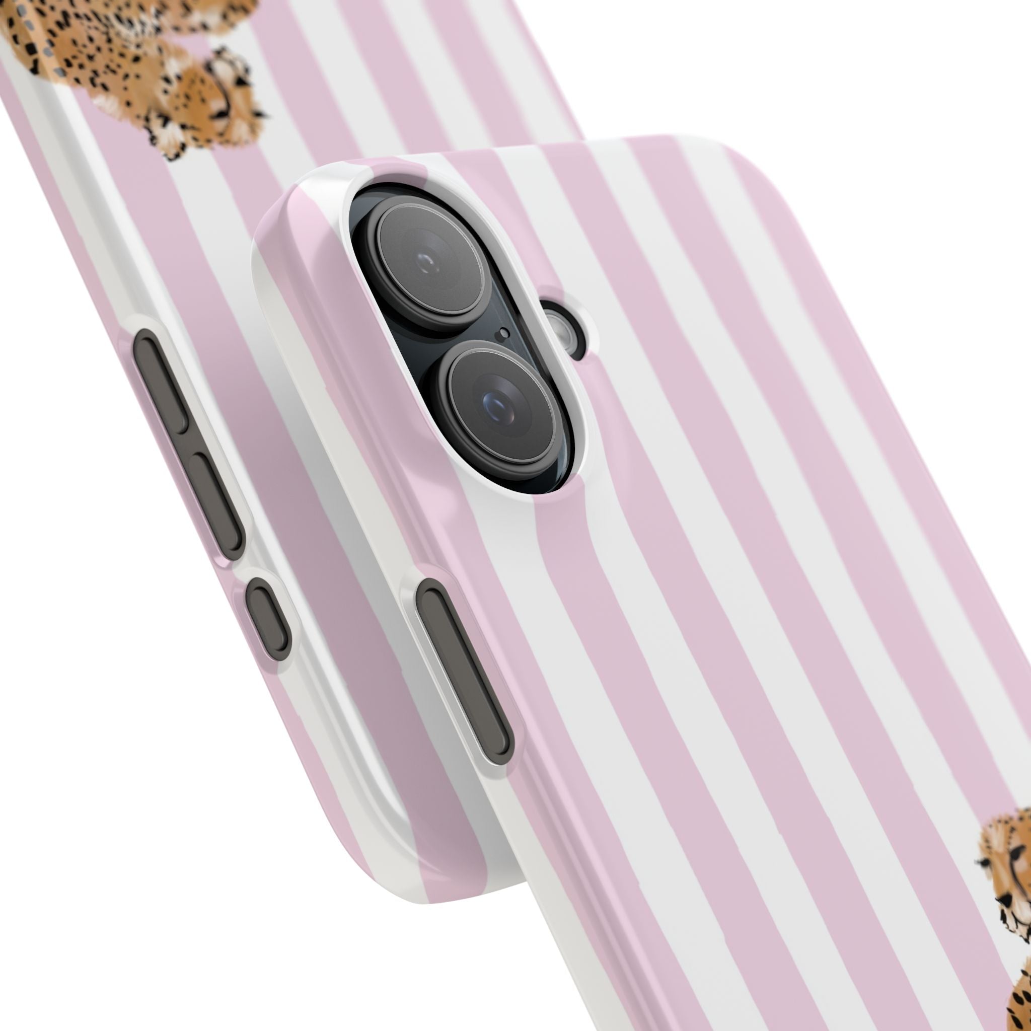 Preppy Cheetah Slim Phone Case