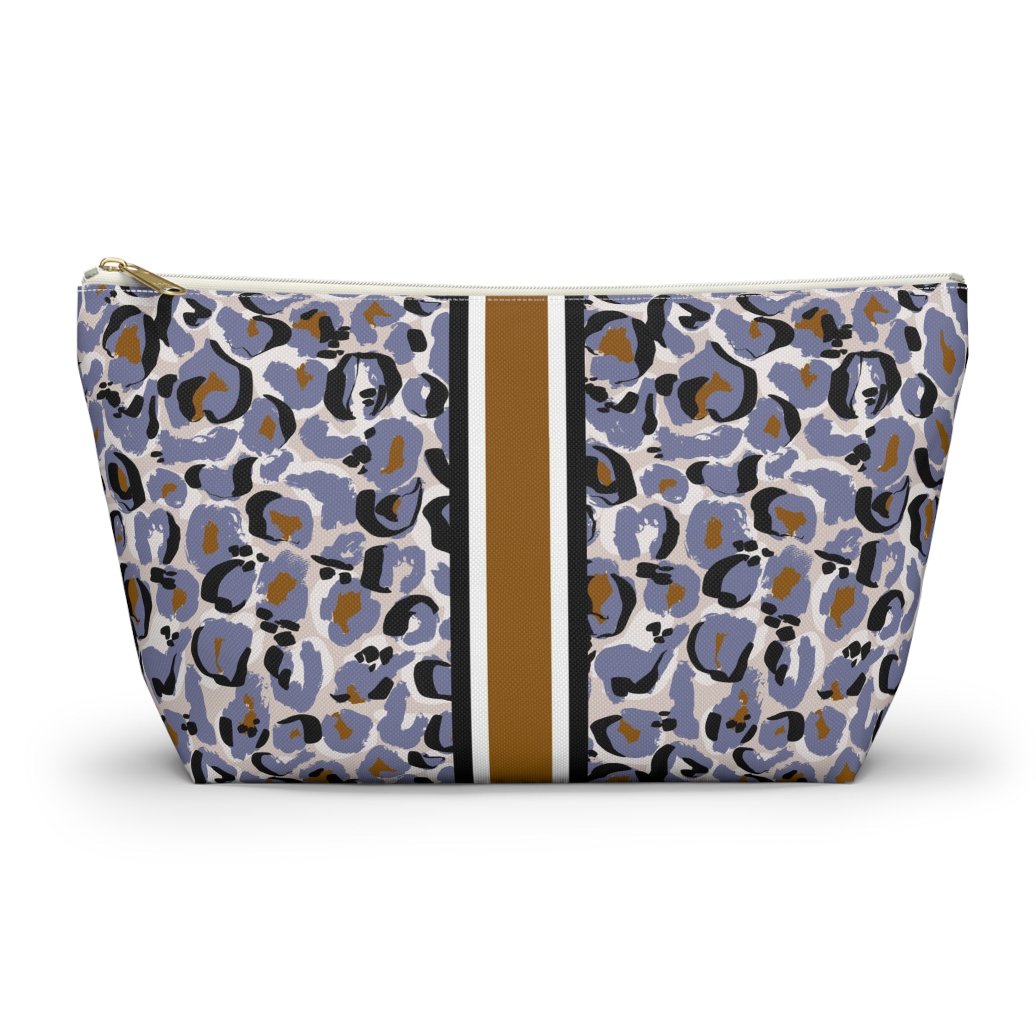 Quinn II Striped Monogrammed Mahjong Tile Pouch