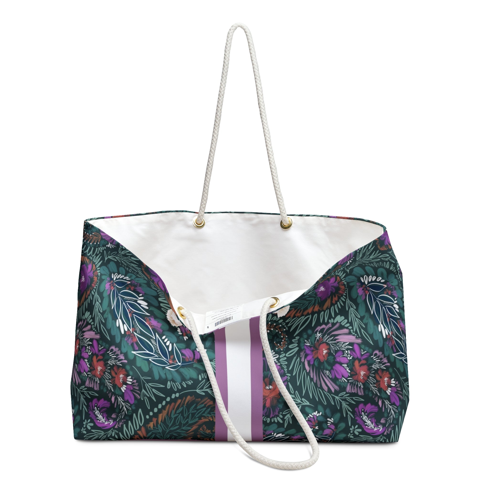 Wren Striped Monogrammed Mahjong Bag