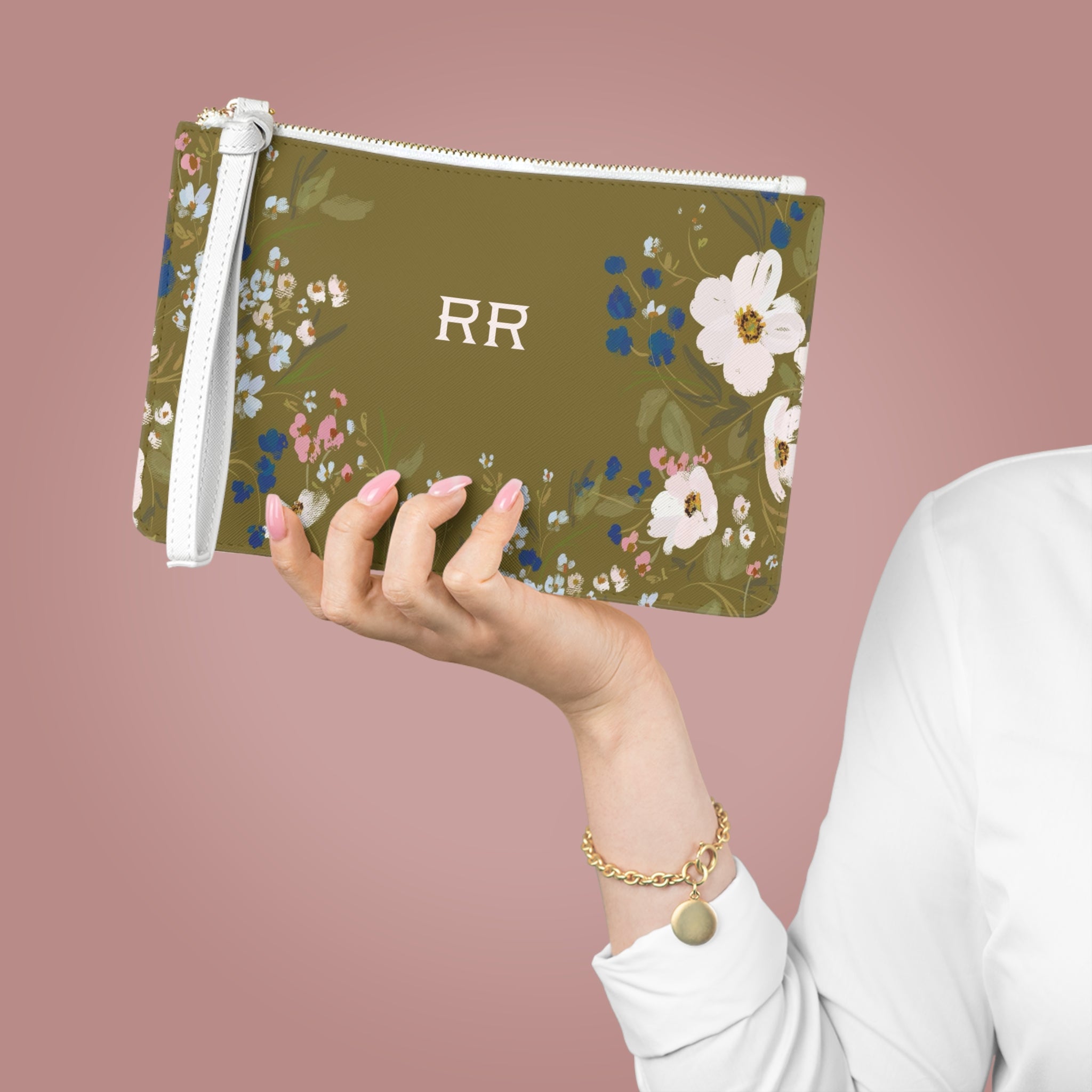 Lainey Monogrammed Mahjong Card Holder