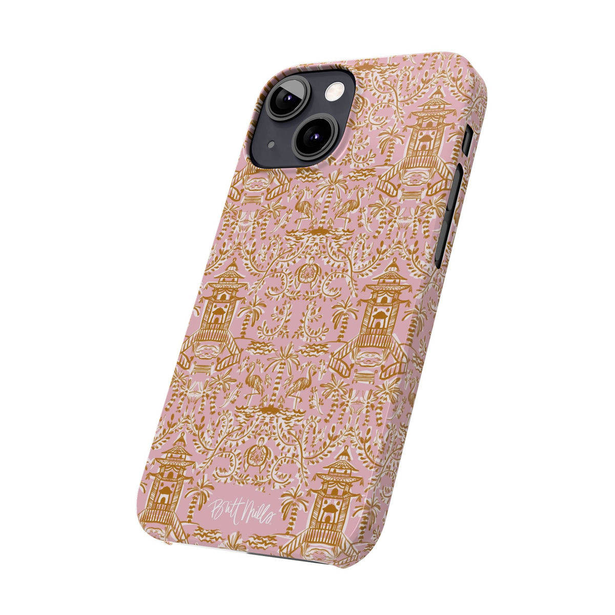 Soirée Pink Slim Phone Case