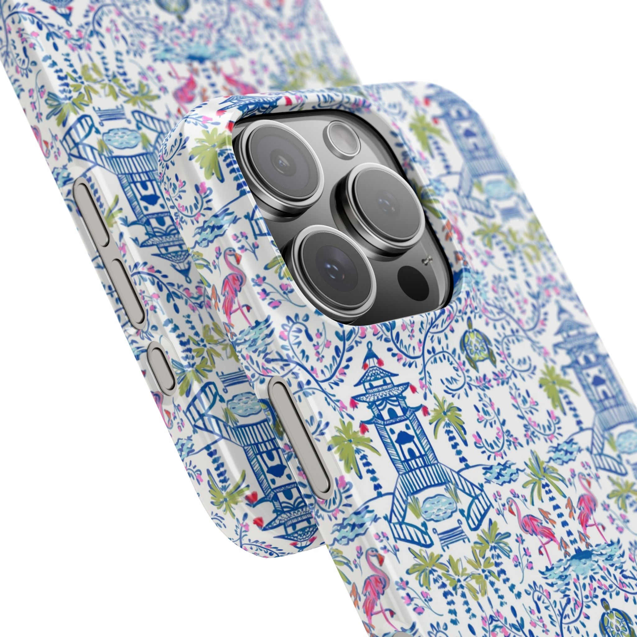 Colorful Chinoiserie Slim Phone Case