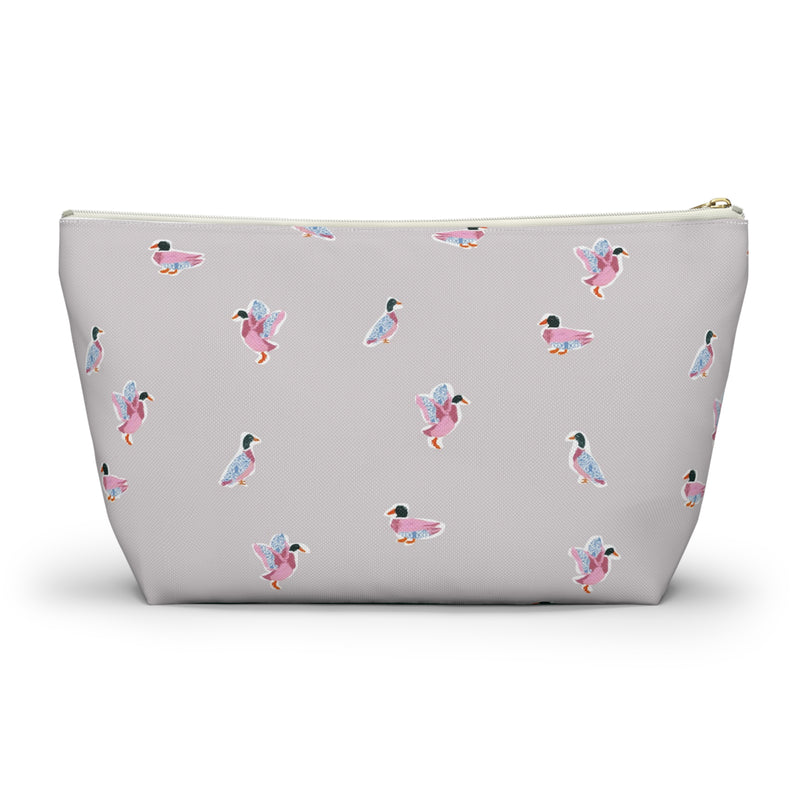 Duck Tales Striped Monogrammed Pouch