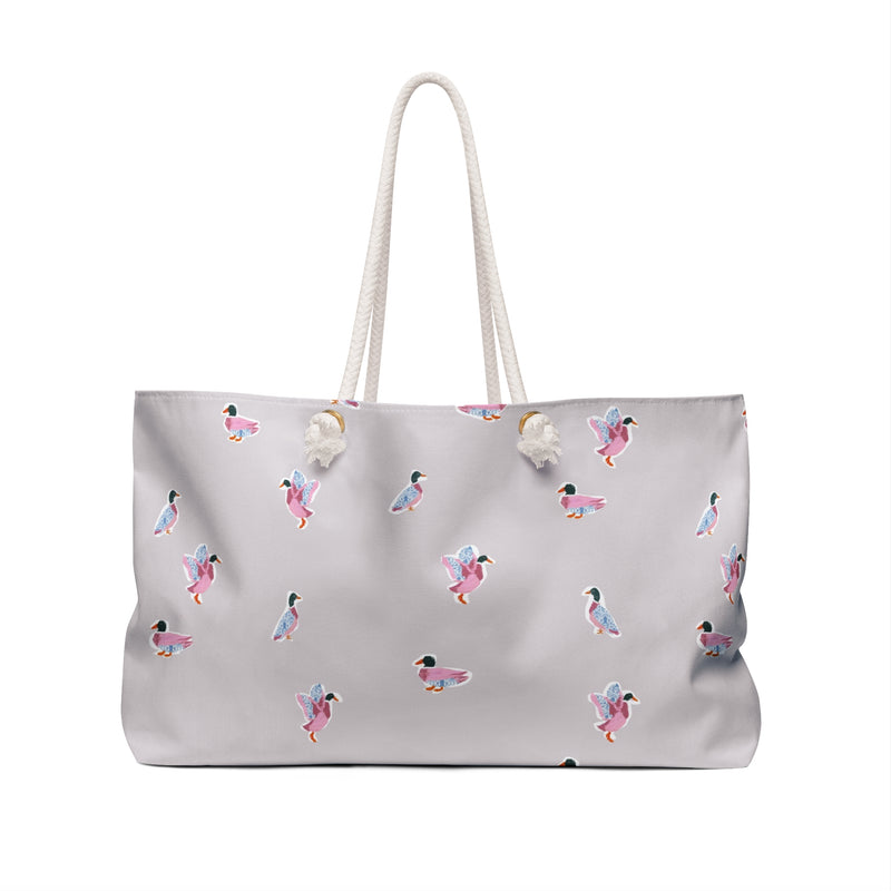 Duck Tales Striped Monogrammed Mahjong Bag
