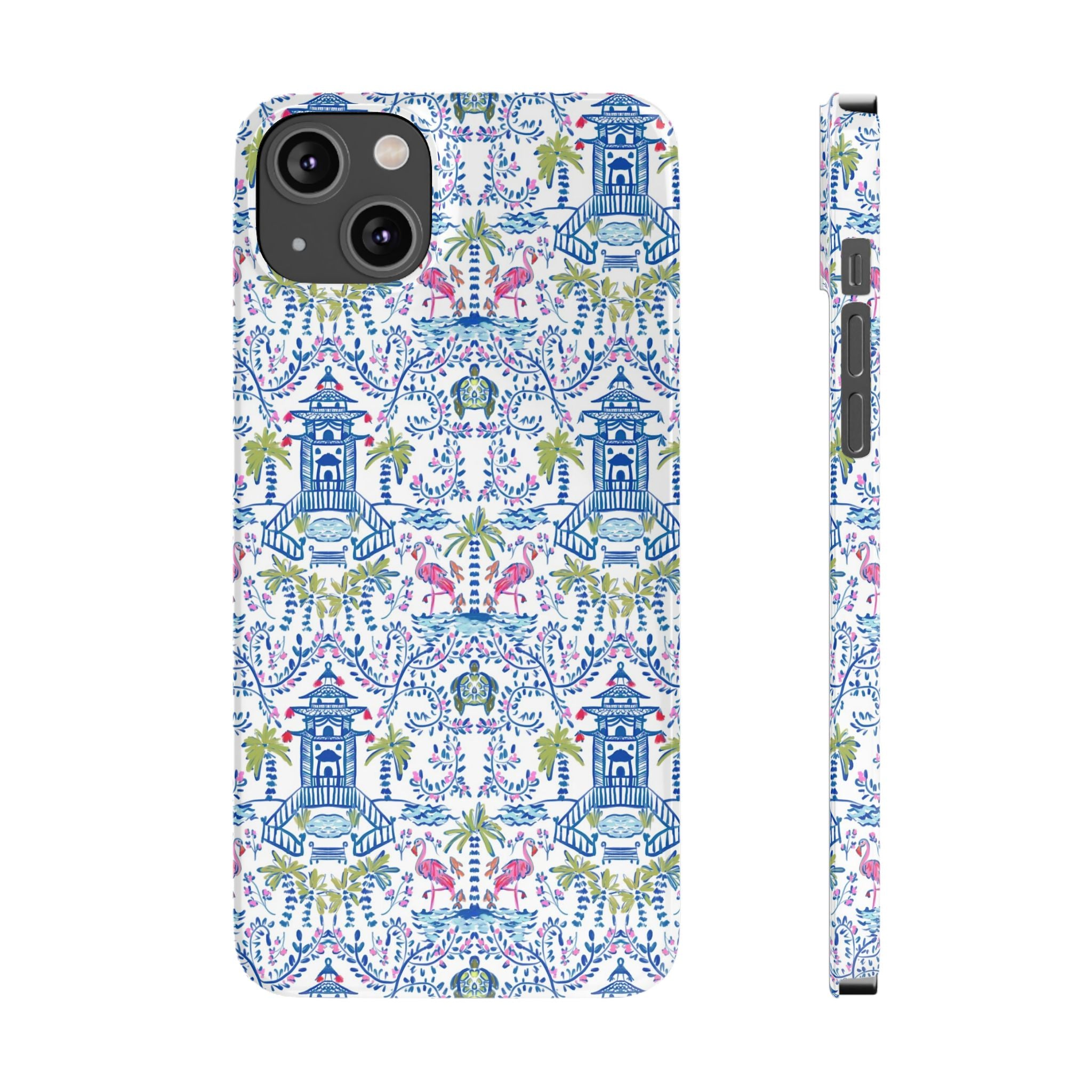 Colorful Chinoiserie Slim Phone Case