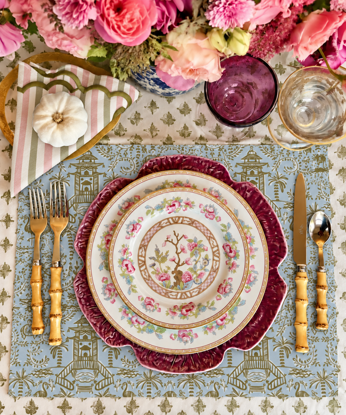 Soirée Blue Placemats (Set of 4)