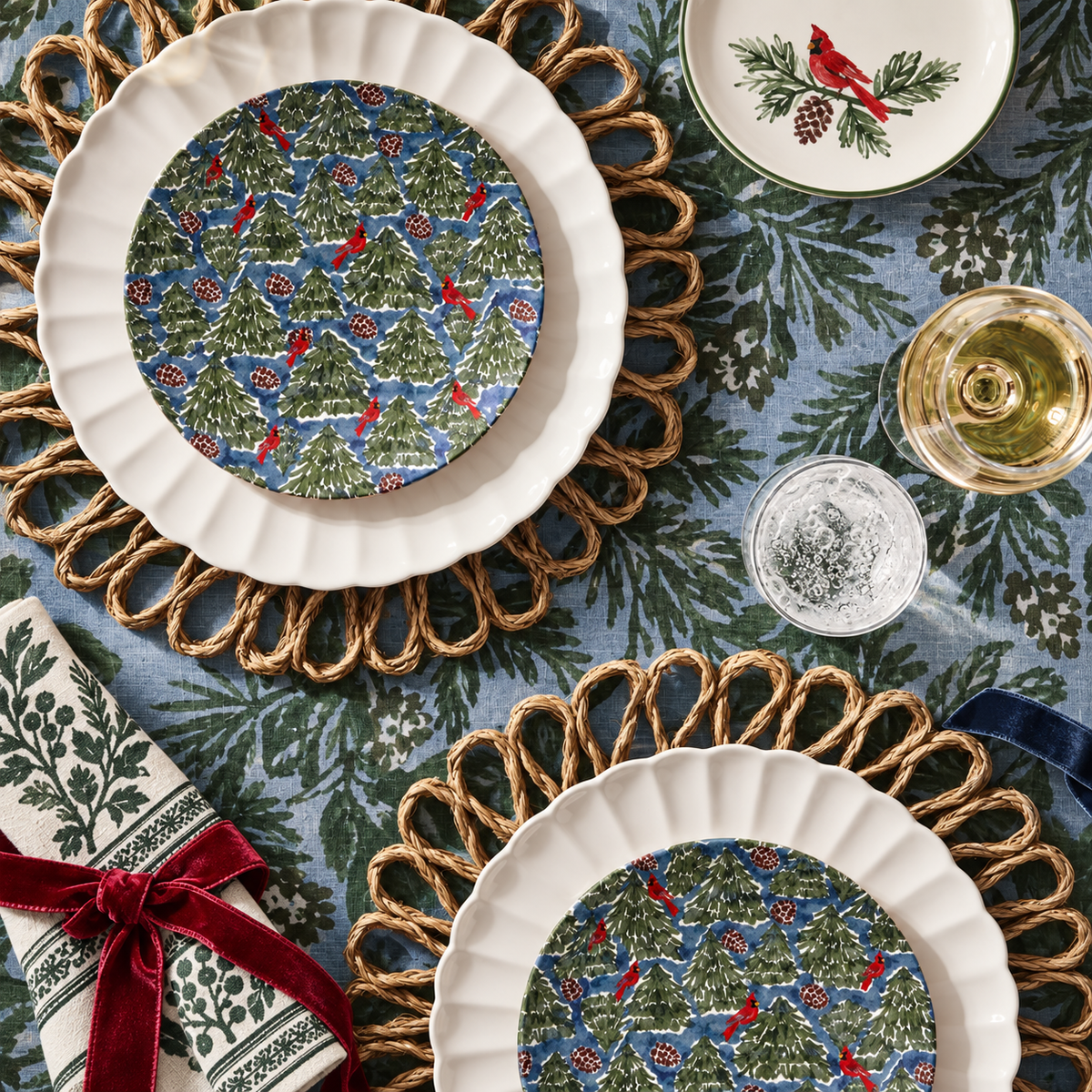Merrywood Dinnerware & Platter Collection (Unbreakable and BPA-free)