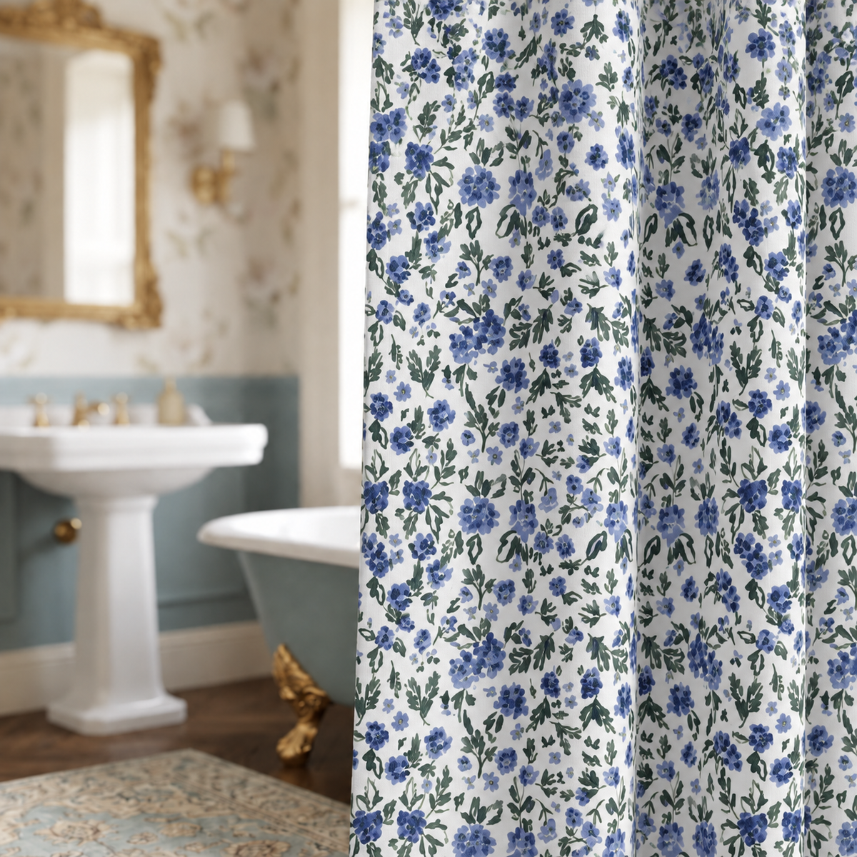 English Countryside Shower Curtain
