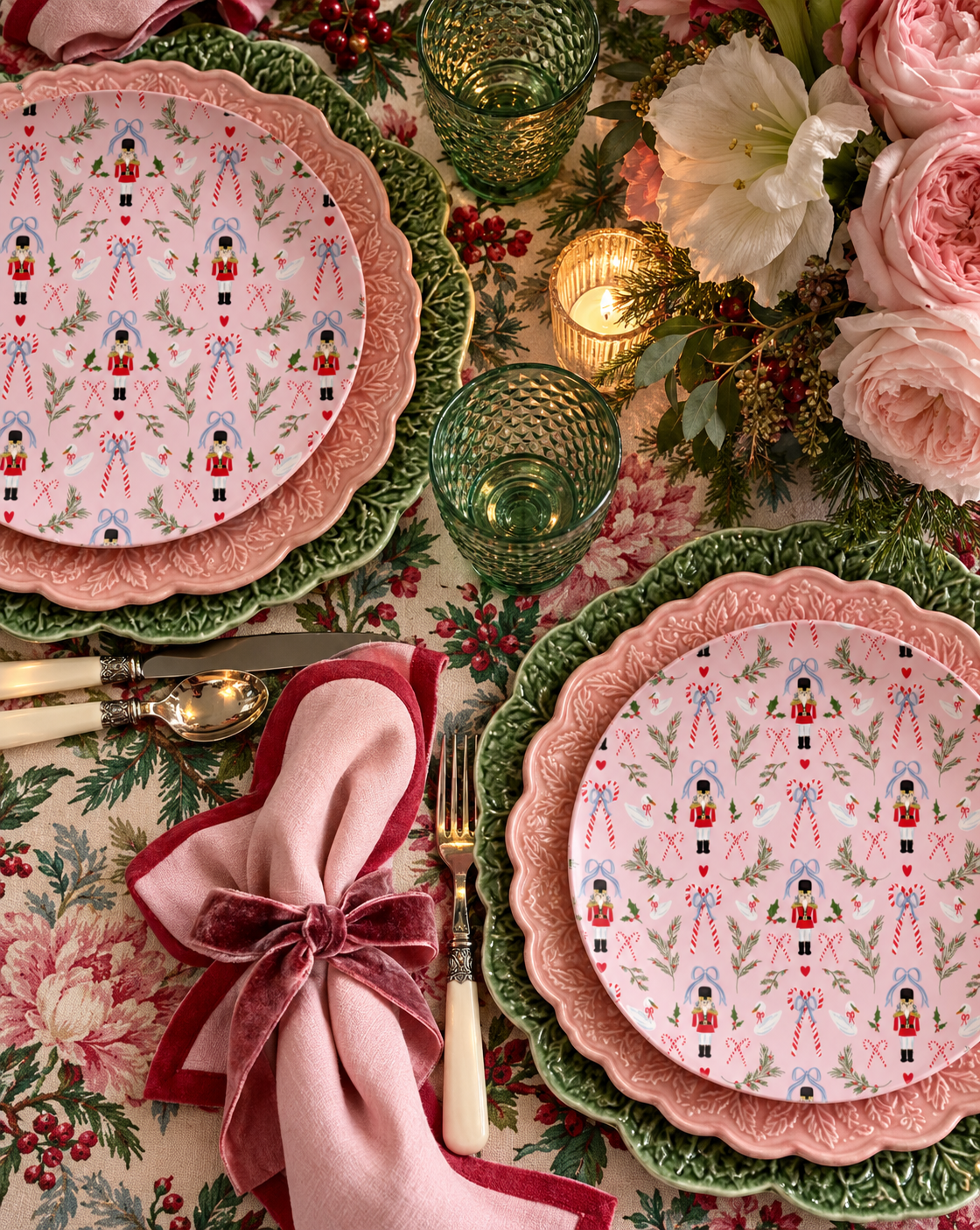 Nutcracker Dinnerware & Platter Collection (Unbreakable and BPA-free)