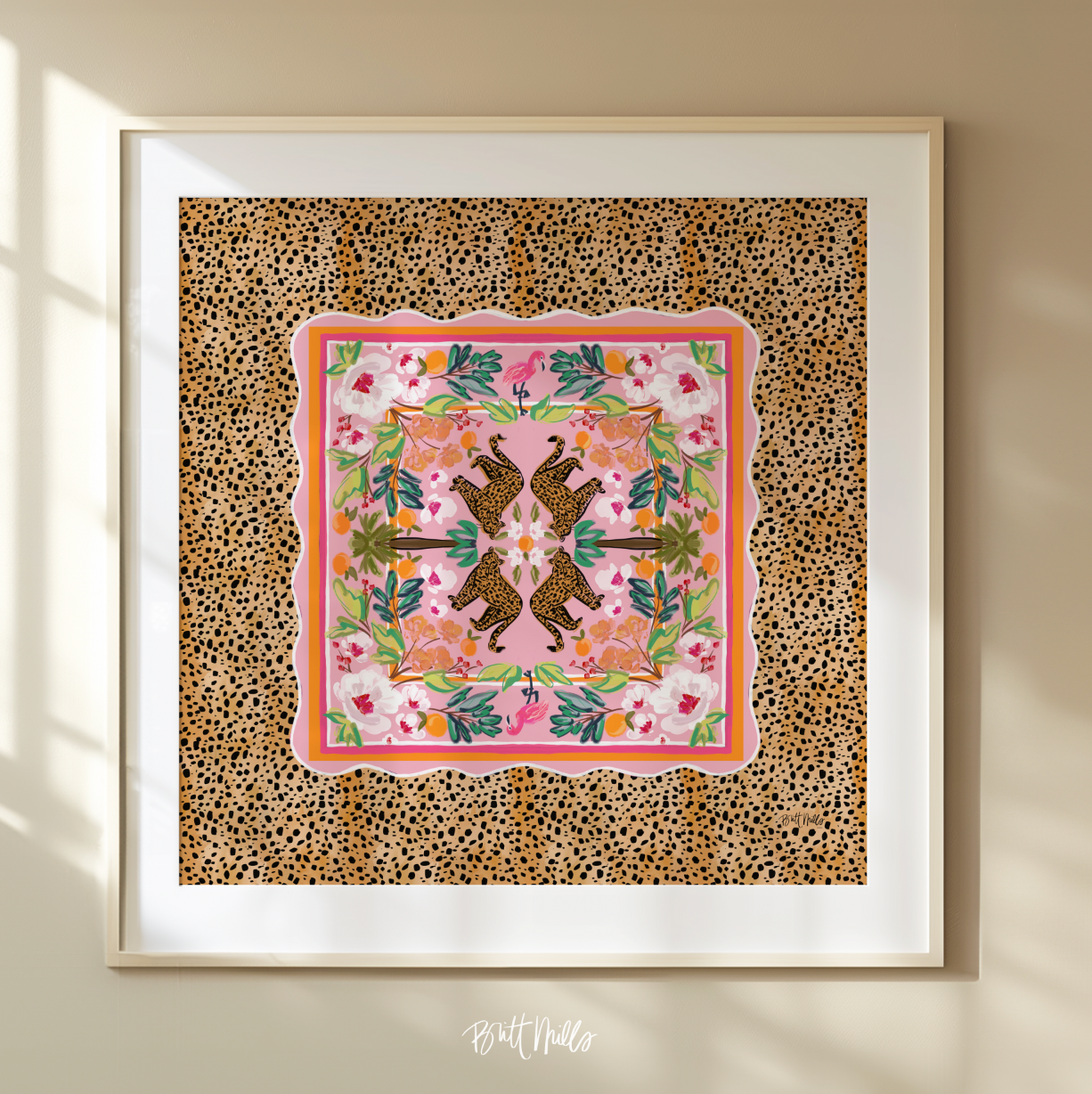 Heiress Mahjong Mat Art Print