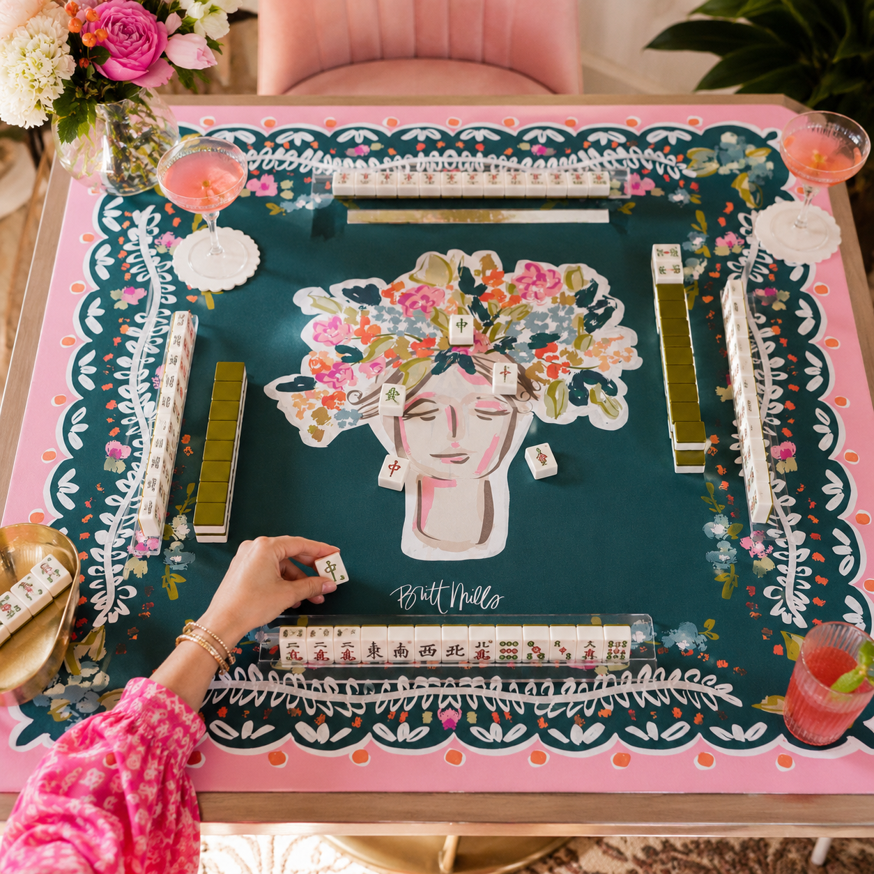 Reba Neoprene Mahjong Mat
