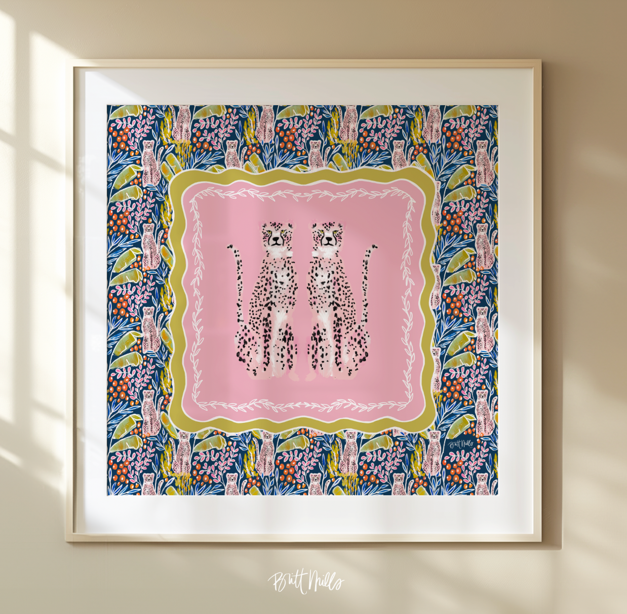 Regency Mahjong Mat Art Print