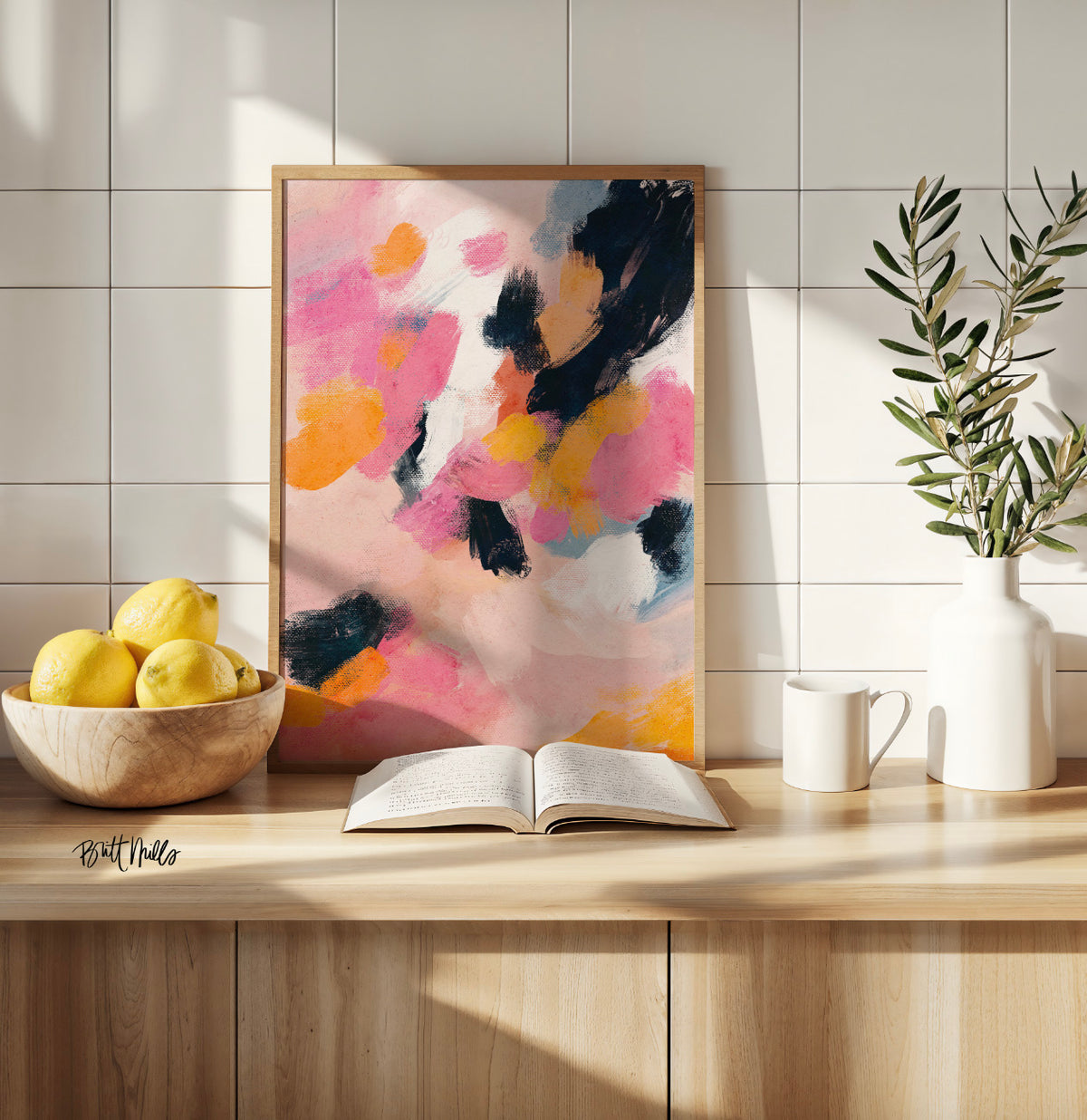 Fruity Punch Abstract Art Print