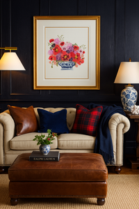 Chinoiserie Vase II Art Print