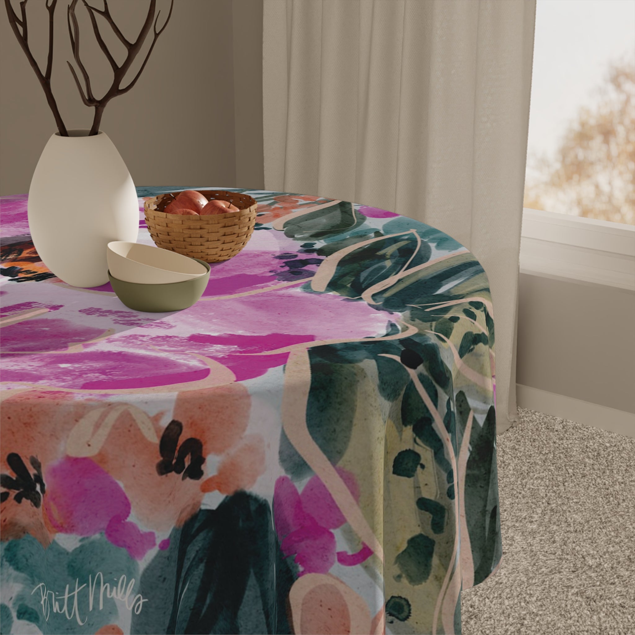 Rosalie Square Tablecloth