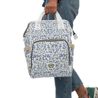 English Countryside Personalized Nylon Waterproof Diaper Bag