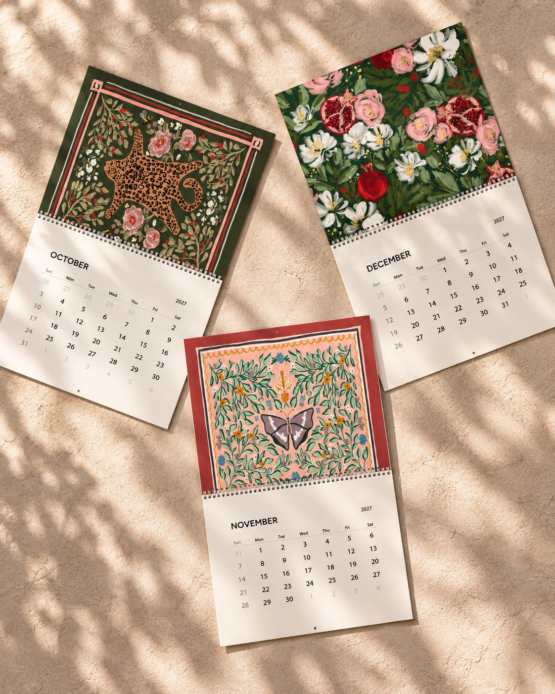 Year of Mahj - Mahjong Mat Art Wall Calendars (2027)