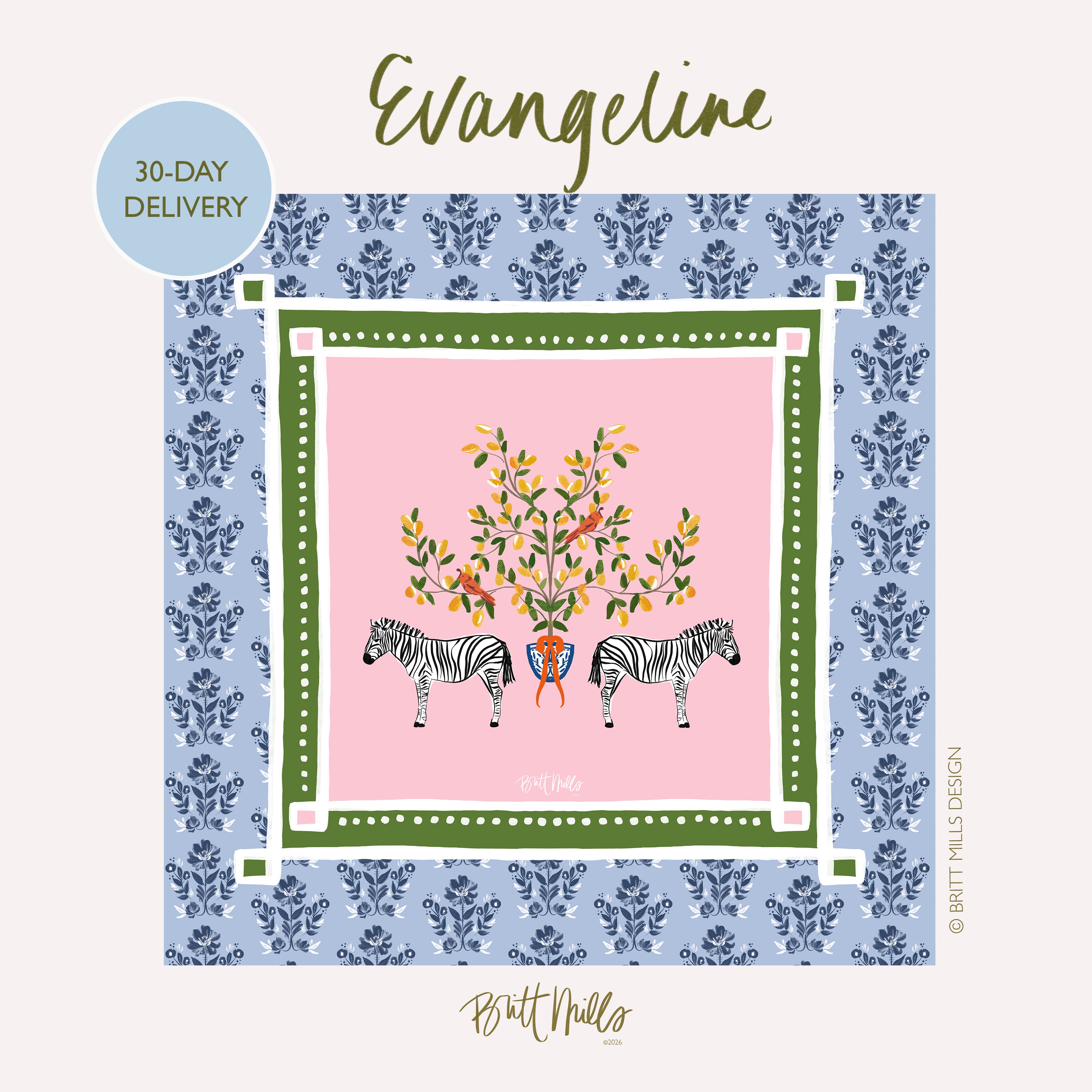 Evangeline Mahjong Mat (Non-Neoprene)