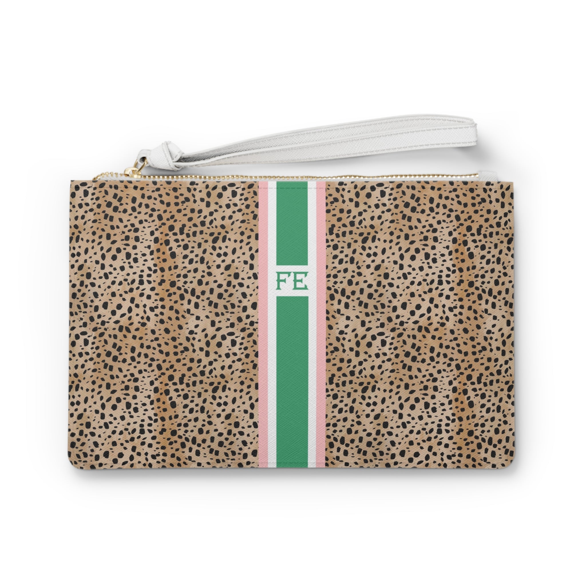 Heiress Striped Monogrammed Mahjong Card Holder