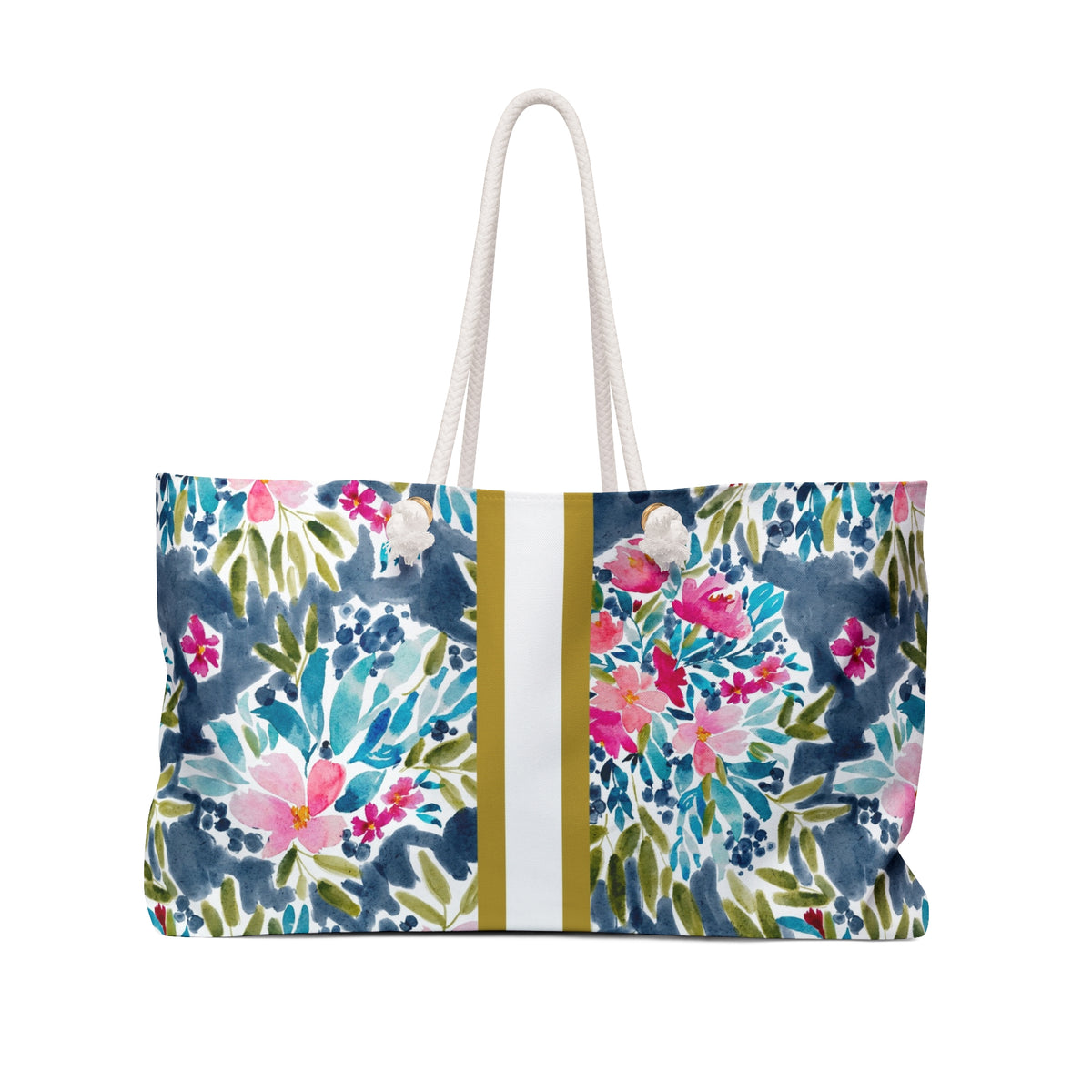 Aria Striped Monogrammed Mahjong Bag
