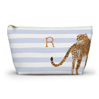 Preppy Cheetah Monogrammed Pouch