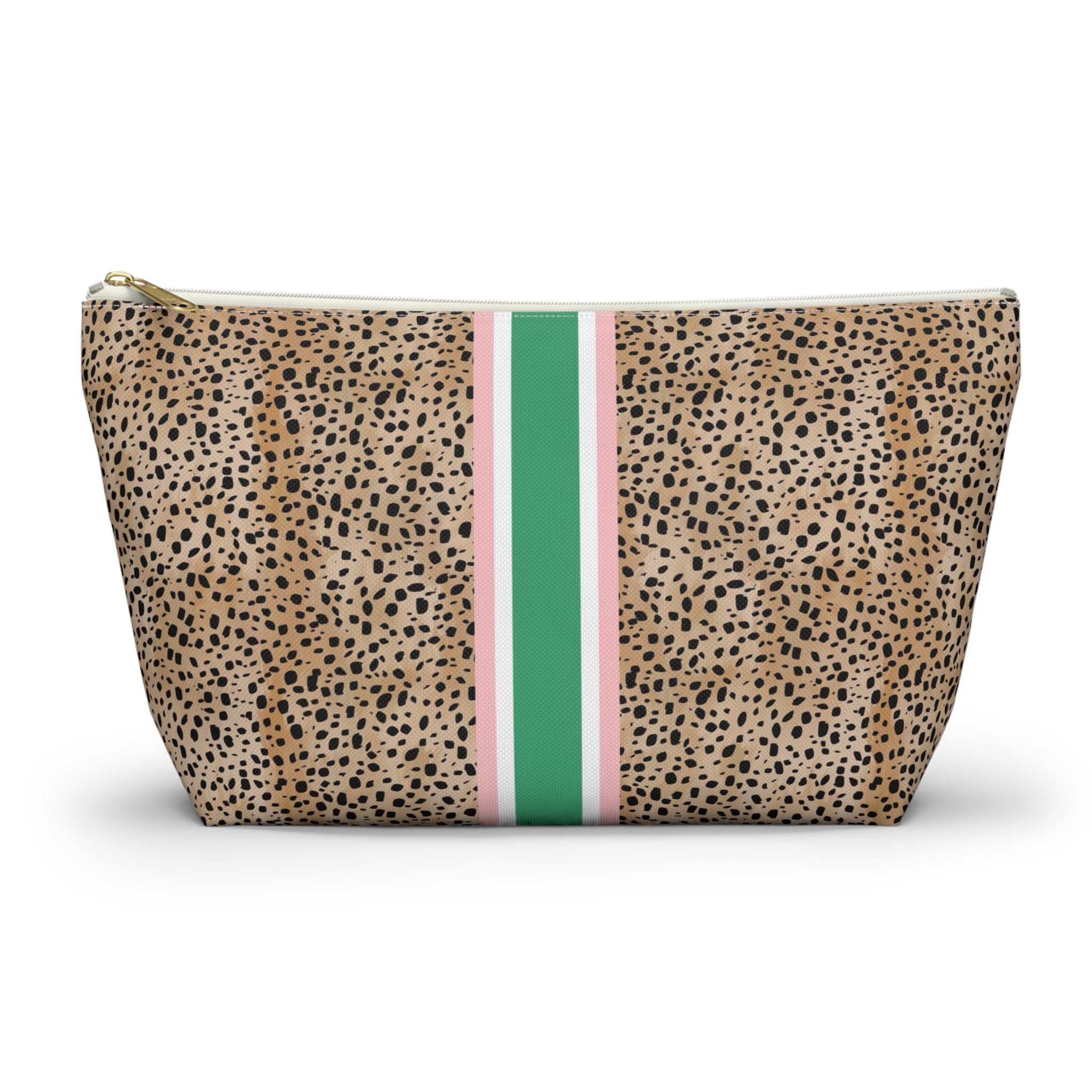 Heiress Striped Monogrammed Mahjong Tile Pouch