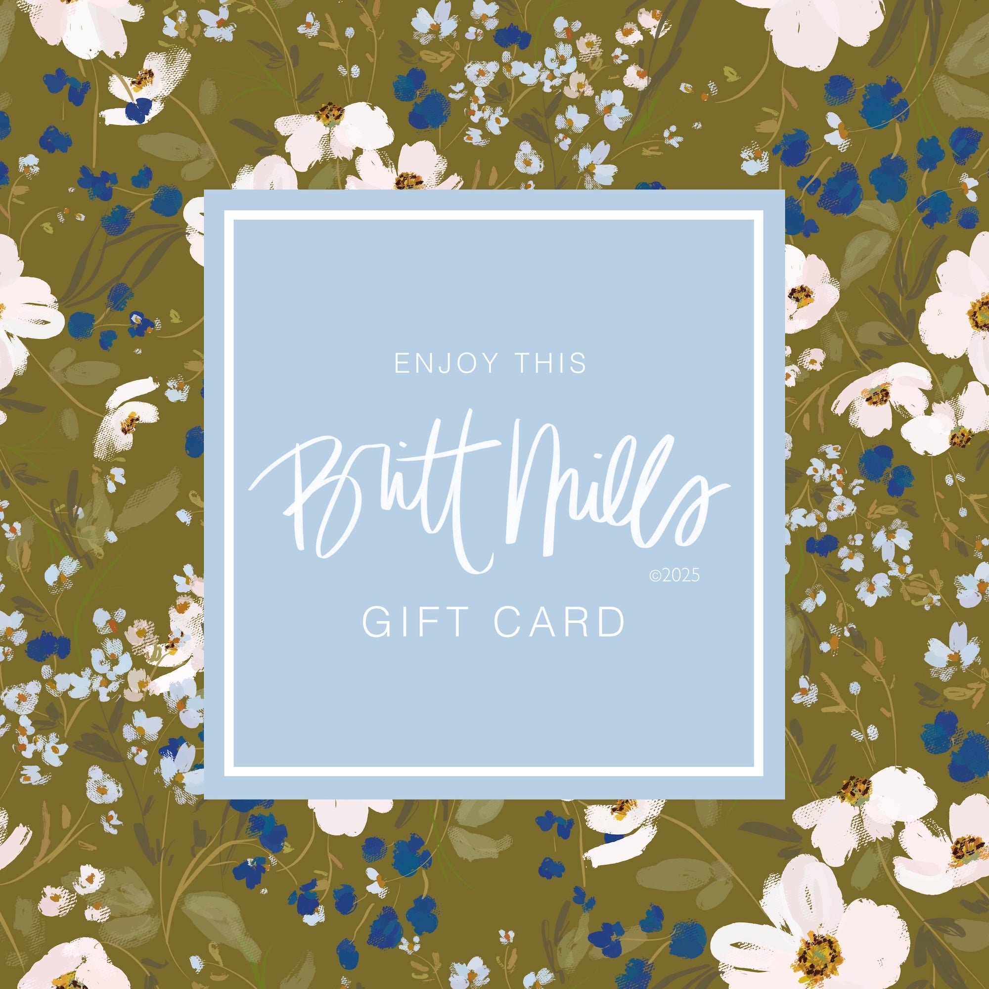 Britt Mills Design e-gift card