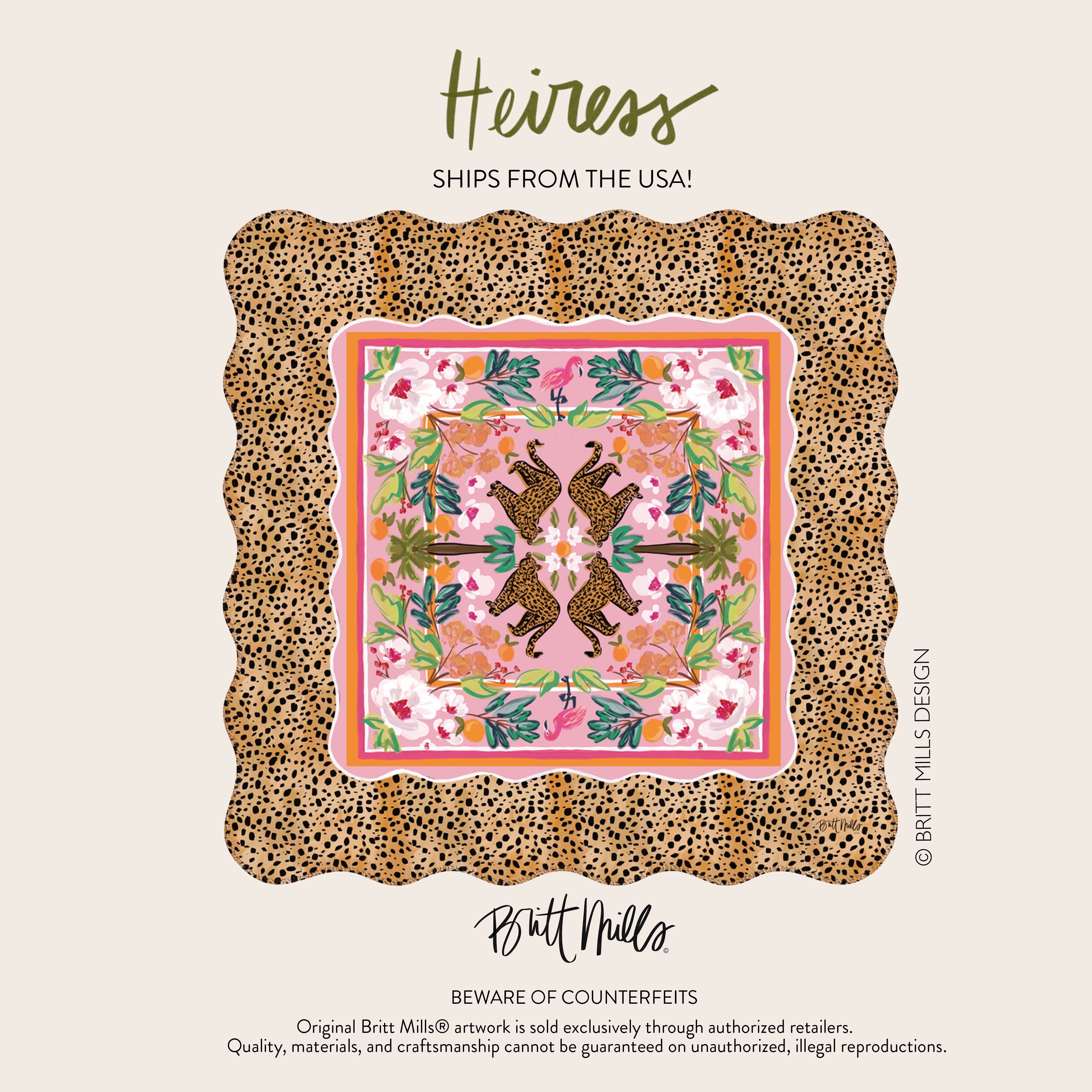 Heiress Scalloped Neoprene Mahjong Mat