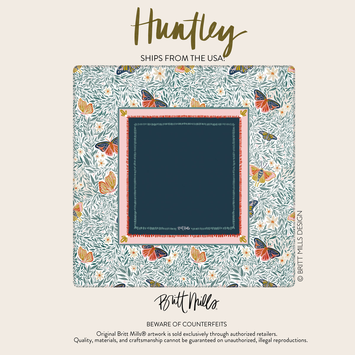 Huntley Neoprene Mahjong Mat [Arriving late October]