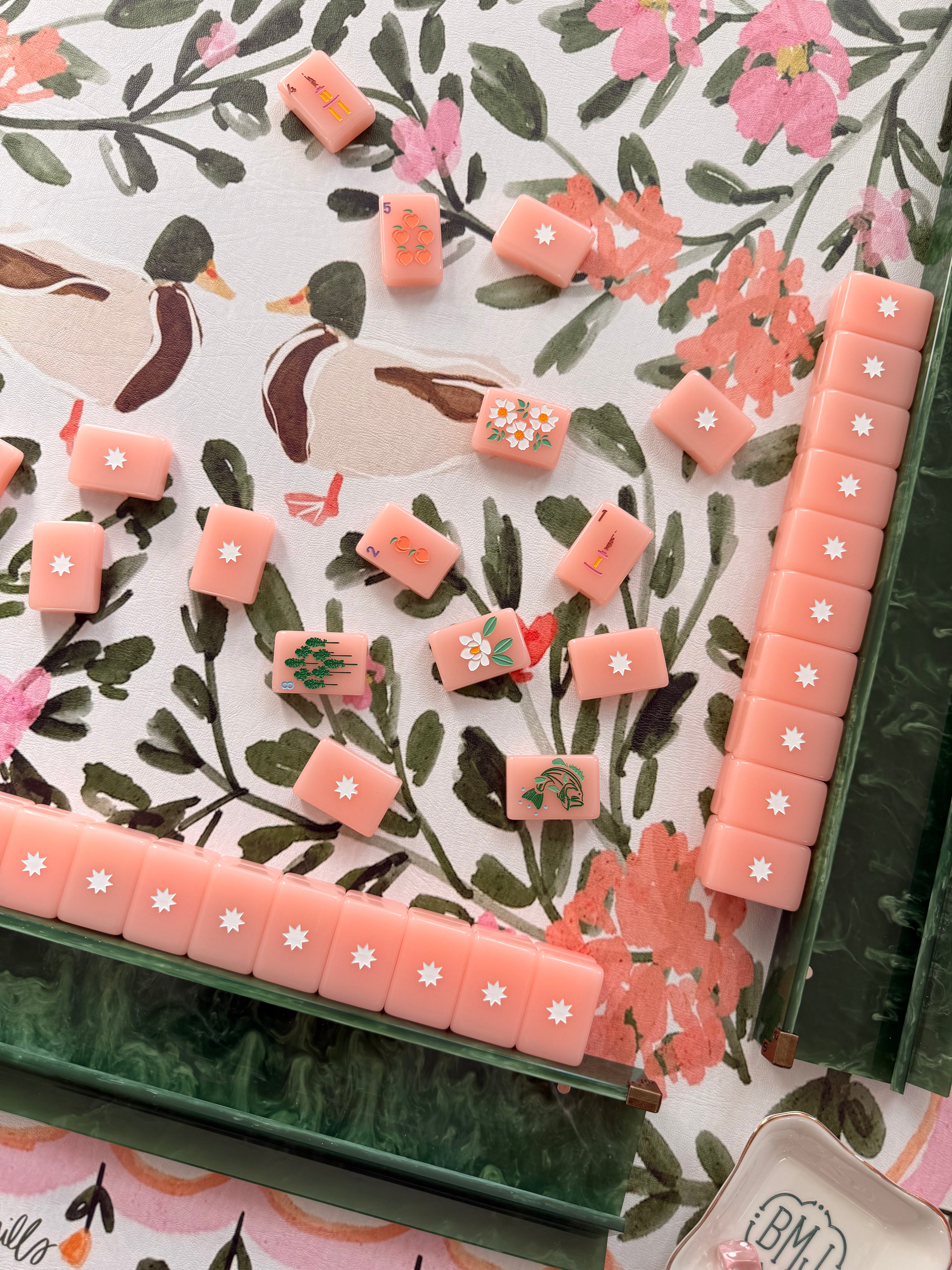 Walk in the Park Leatherette Mahjong Mat