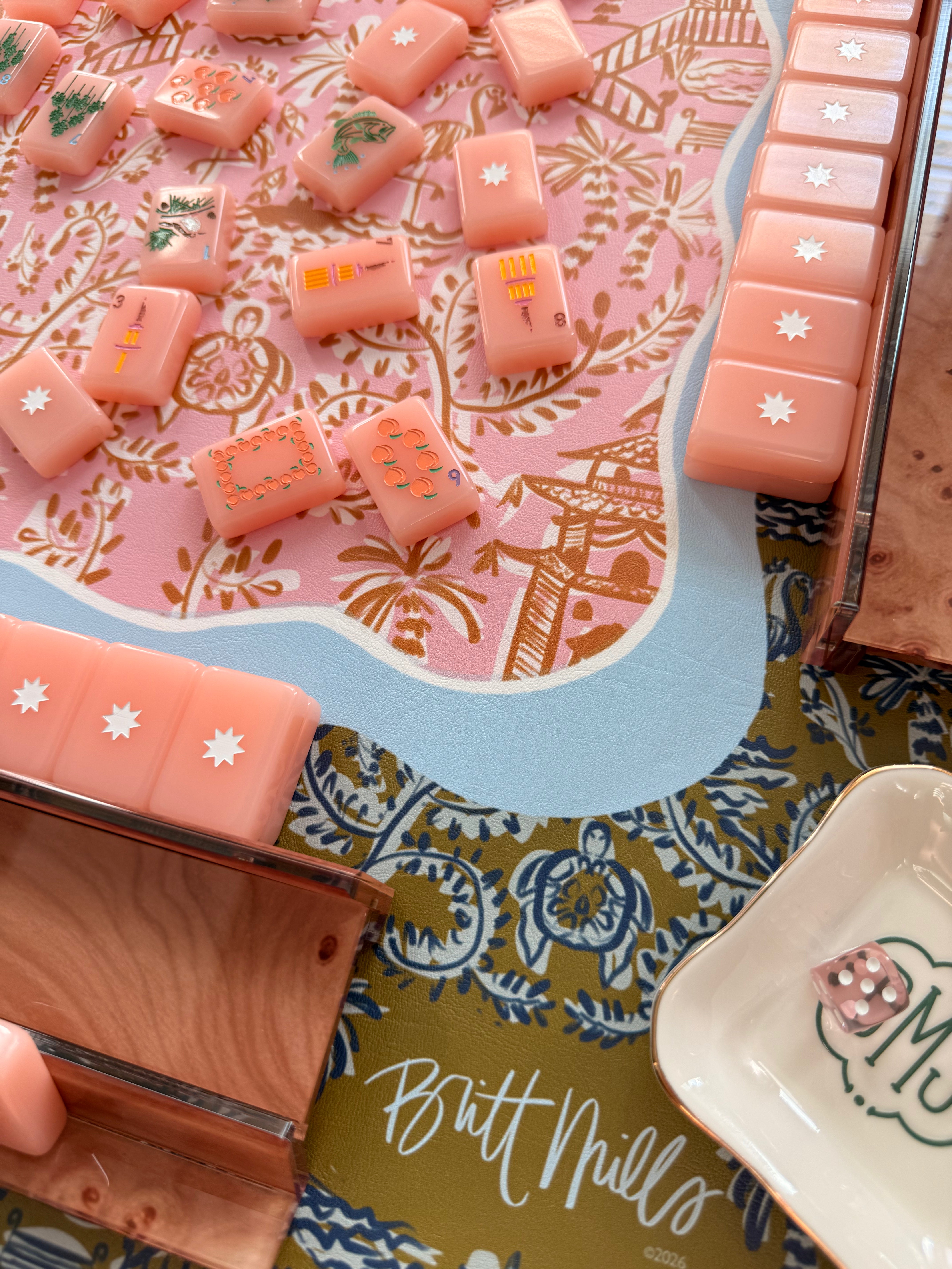 SOIRÉE Leatherette Mahjong Mat