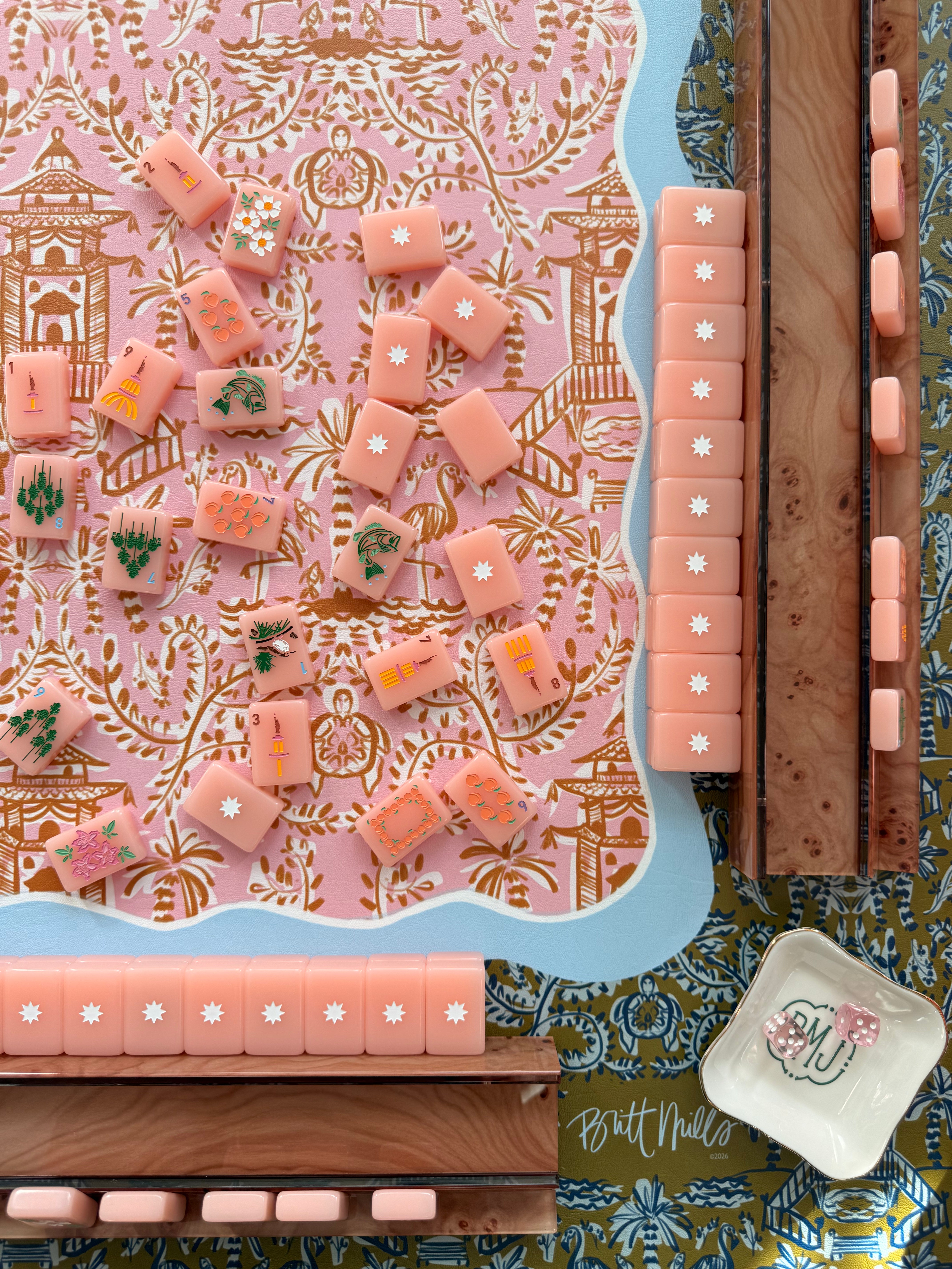 SOIRÉE Leatherette Mahjong Mat