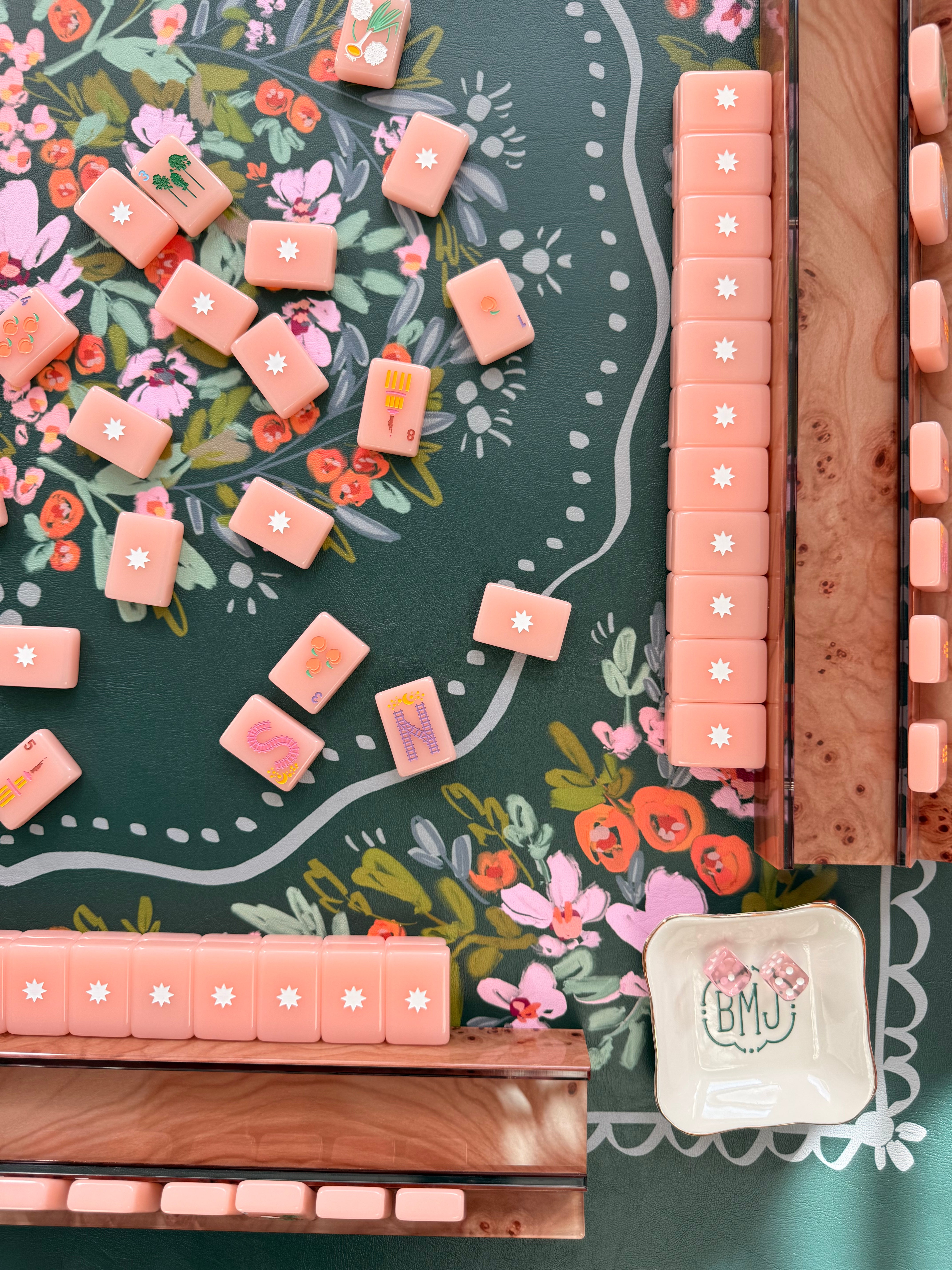 Savannah Leatherette Mahjong Mat