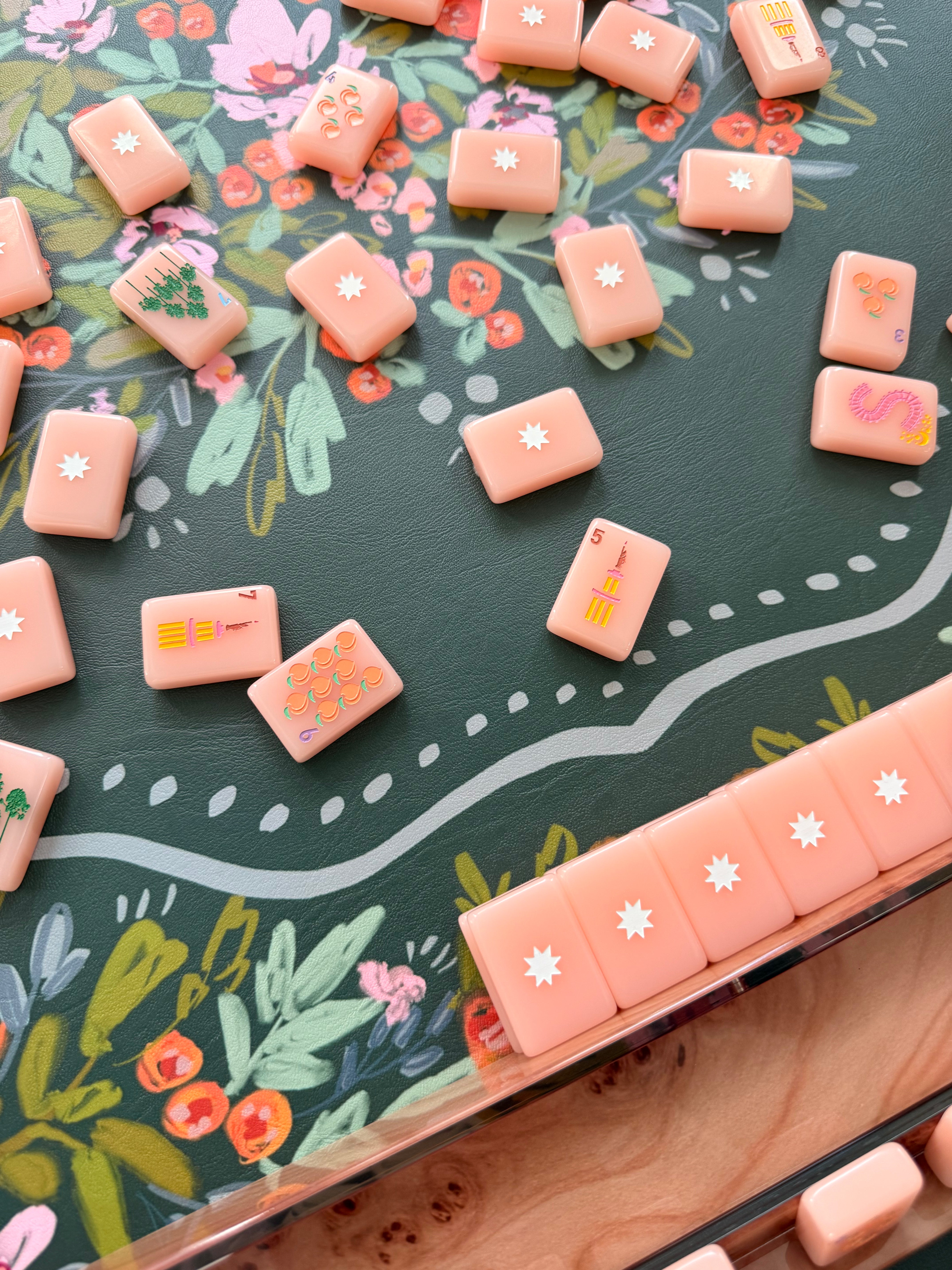Savannah Leatherette Mahjong Mat