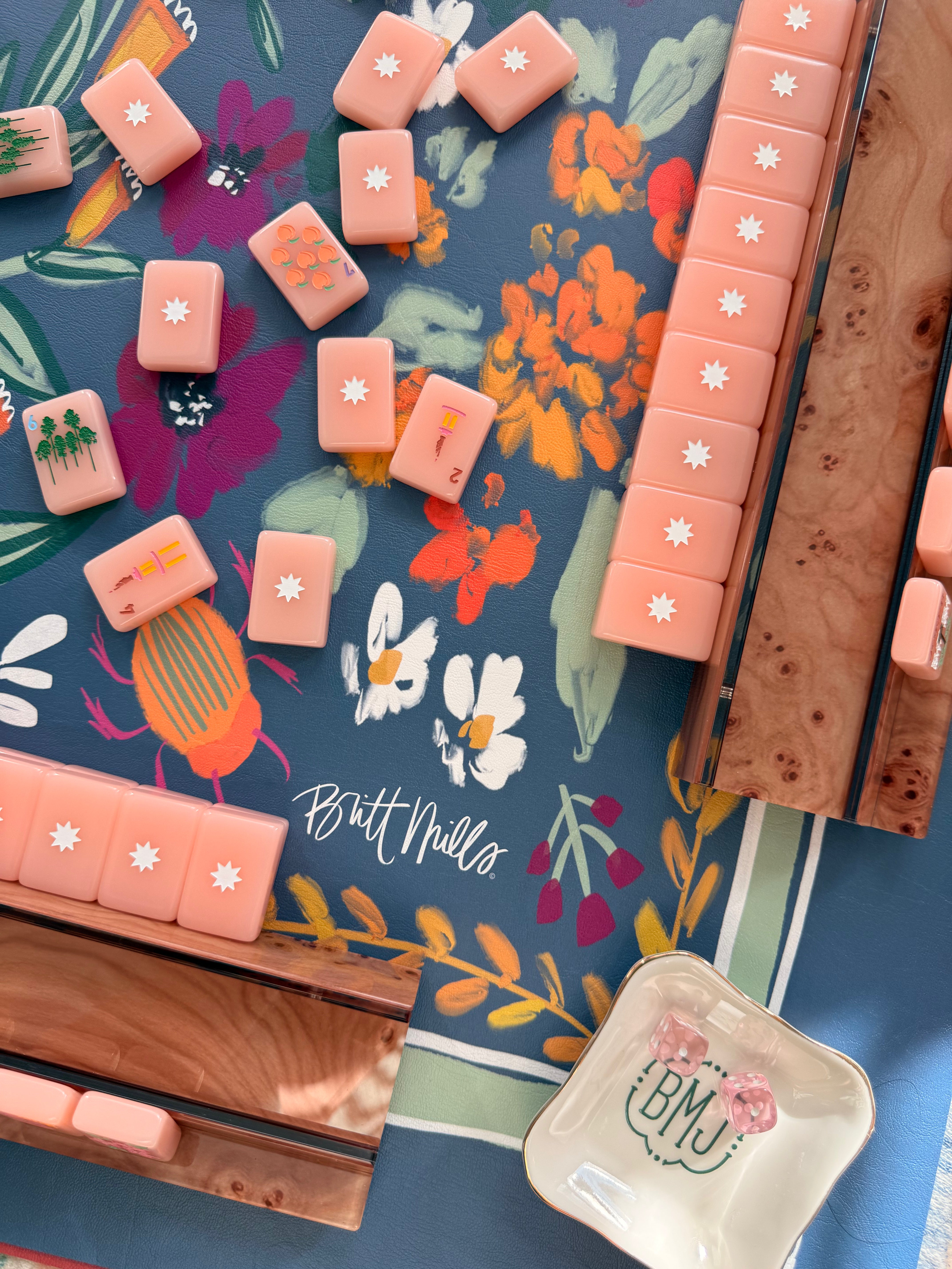 Enchanted Leatherette Mahjong Mat