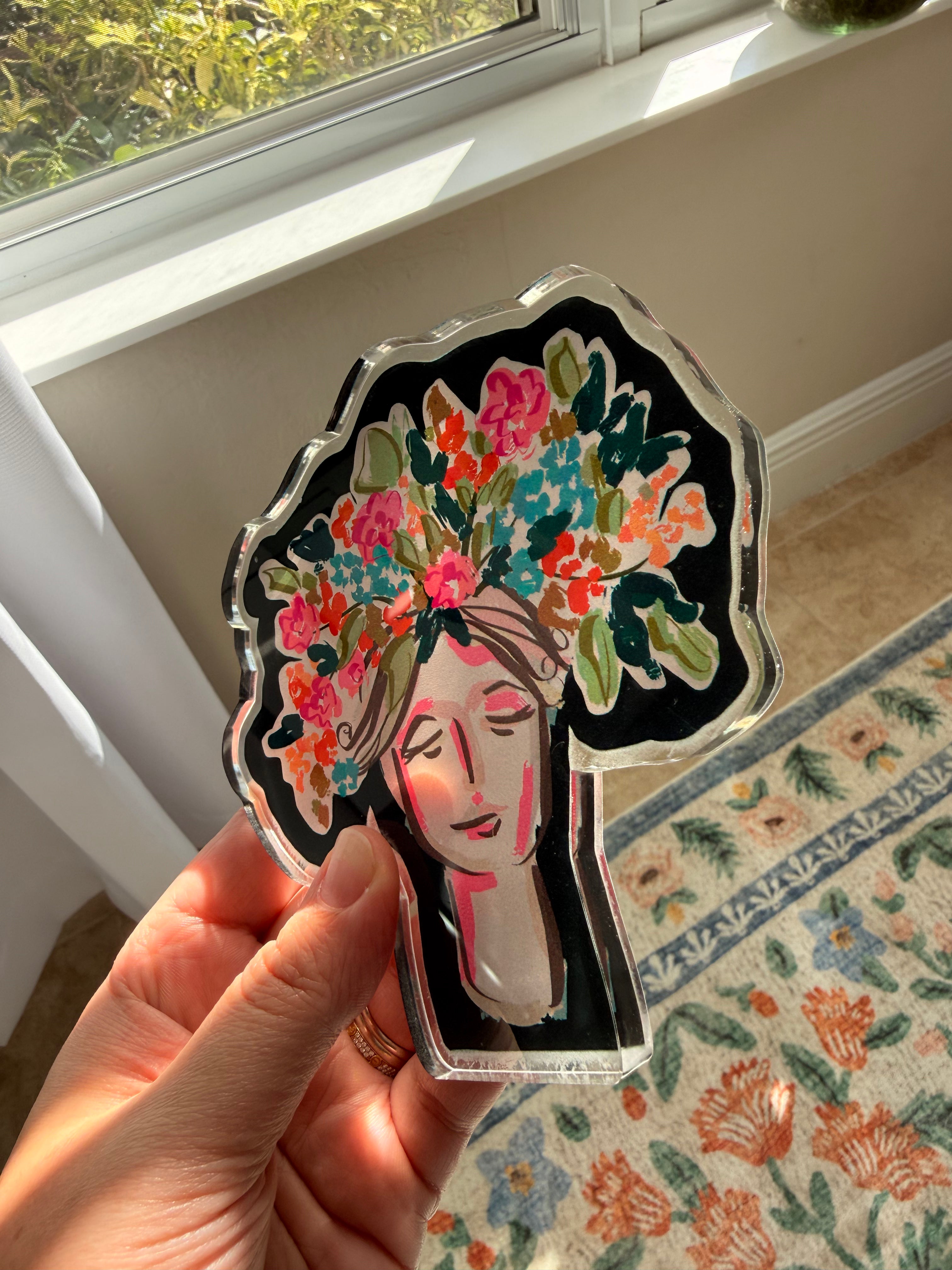 Reba Acrylic Freestand Art