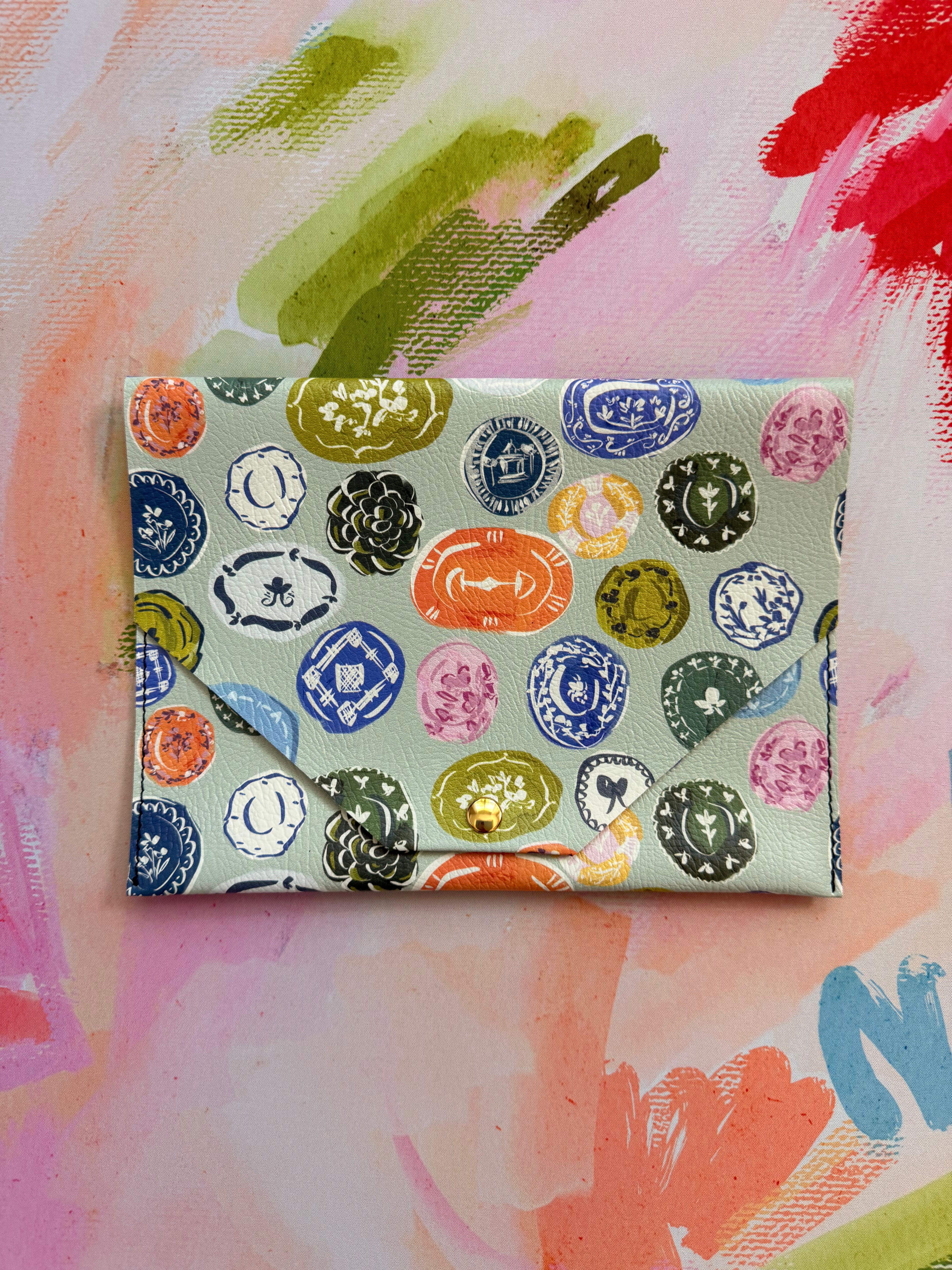 Willow Vegan Leatherette Mahjong Card Holder