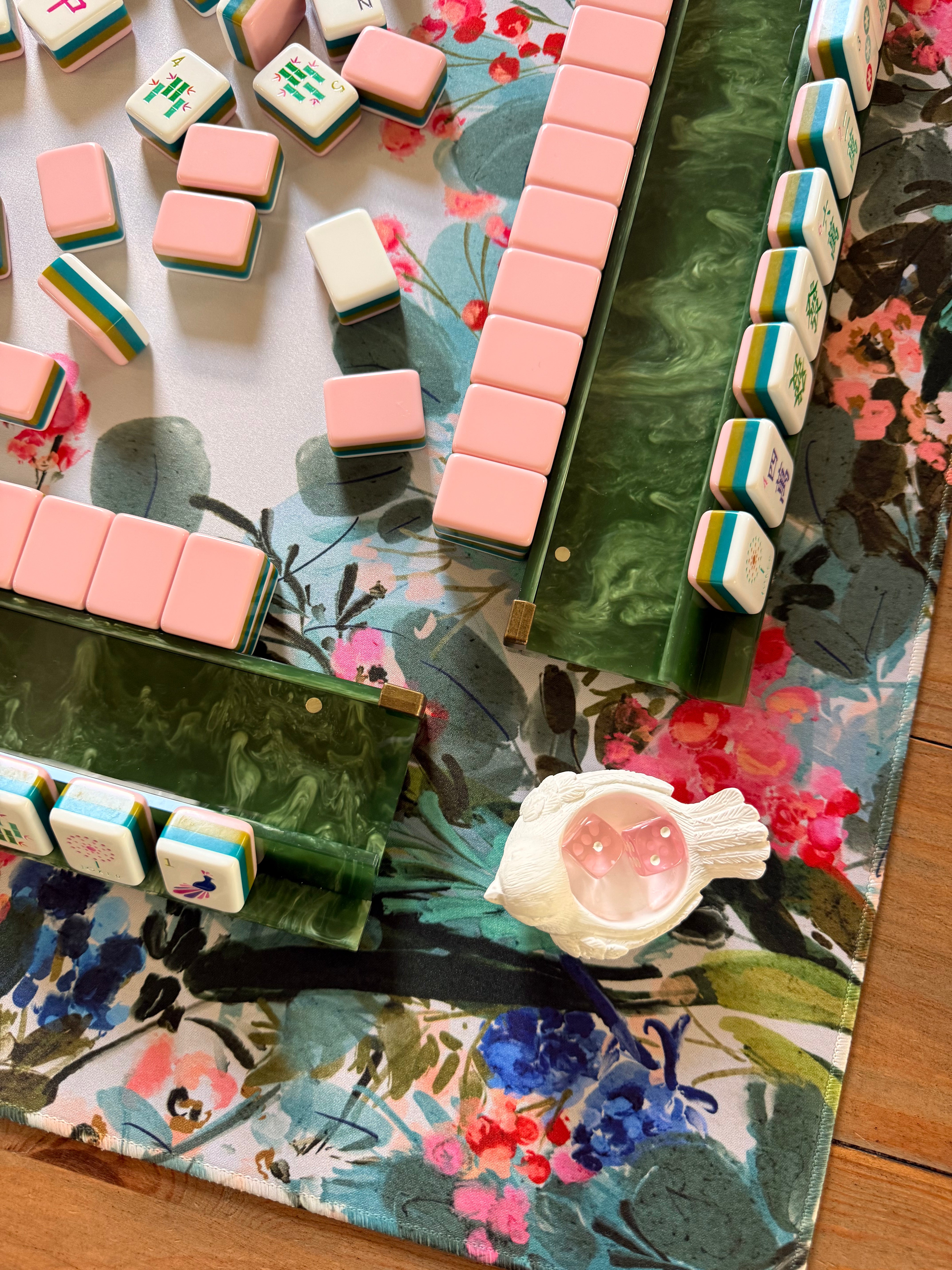 Winter Berry Neoprene Mahjong Mat