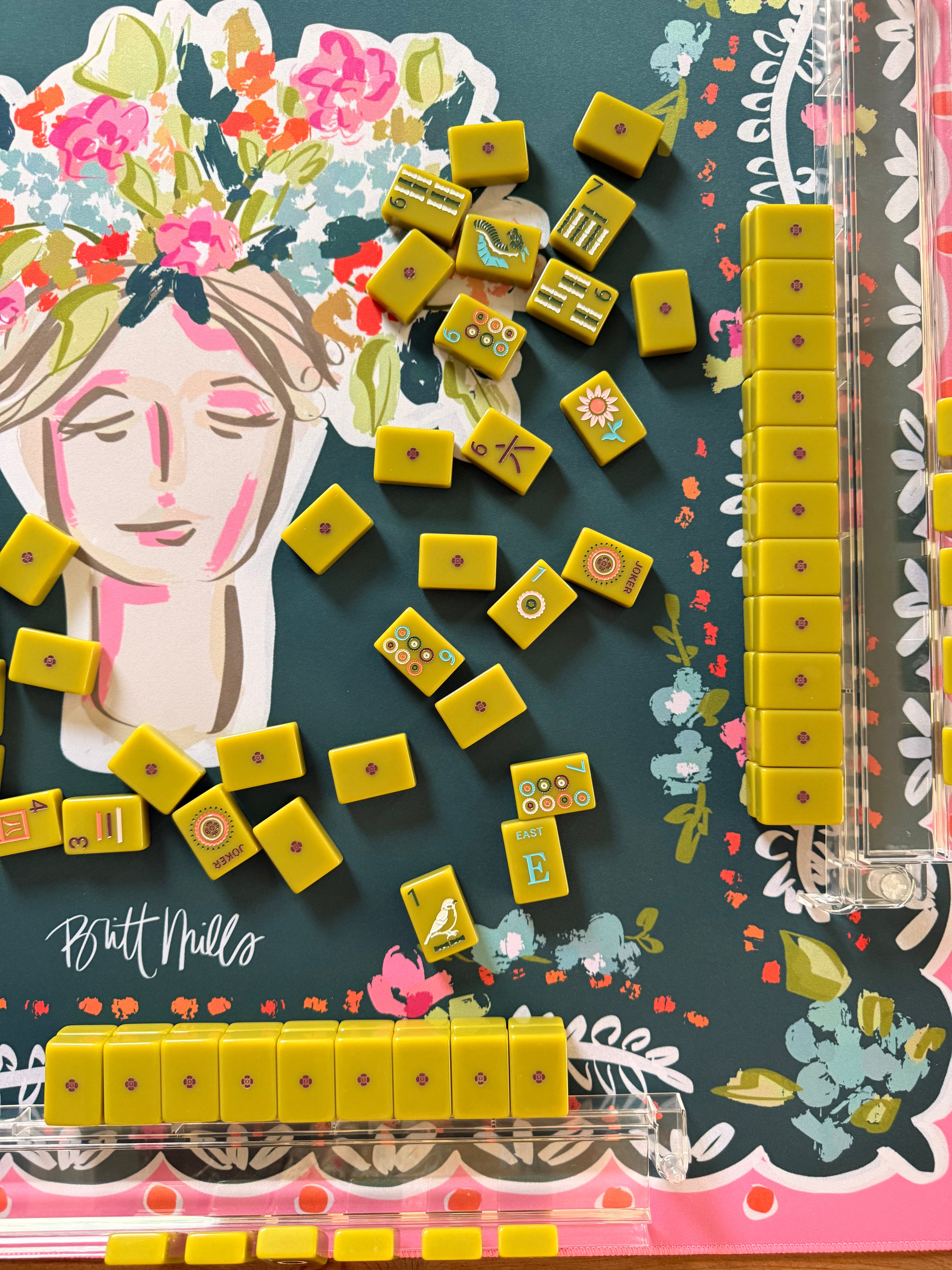 Reba Neoprene Mahjong Mat