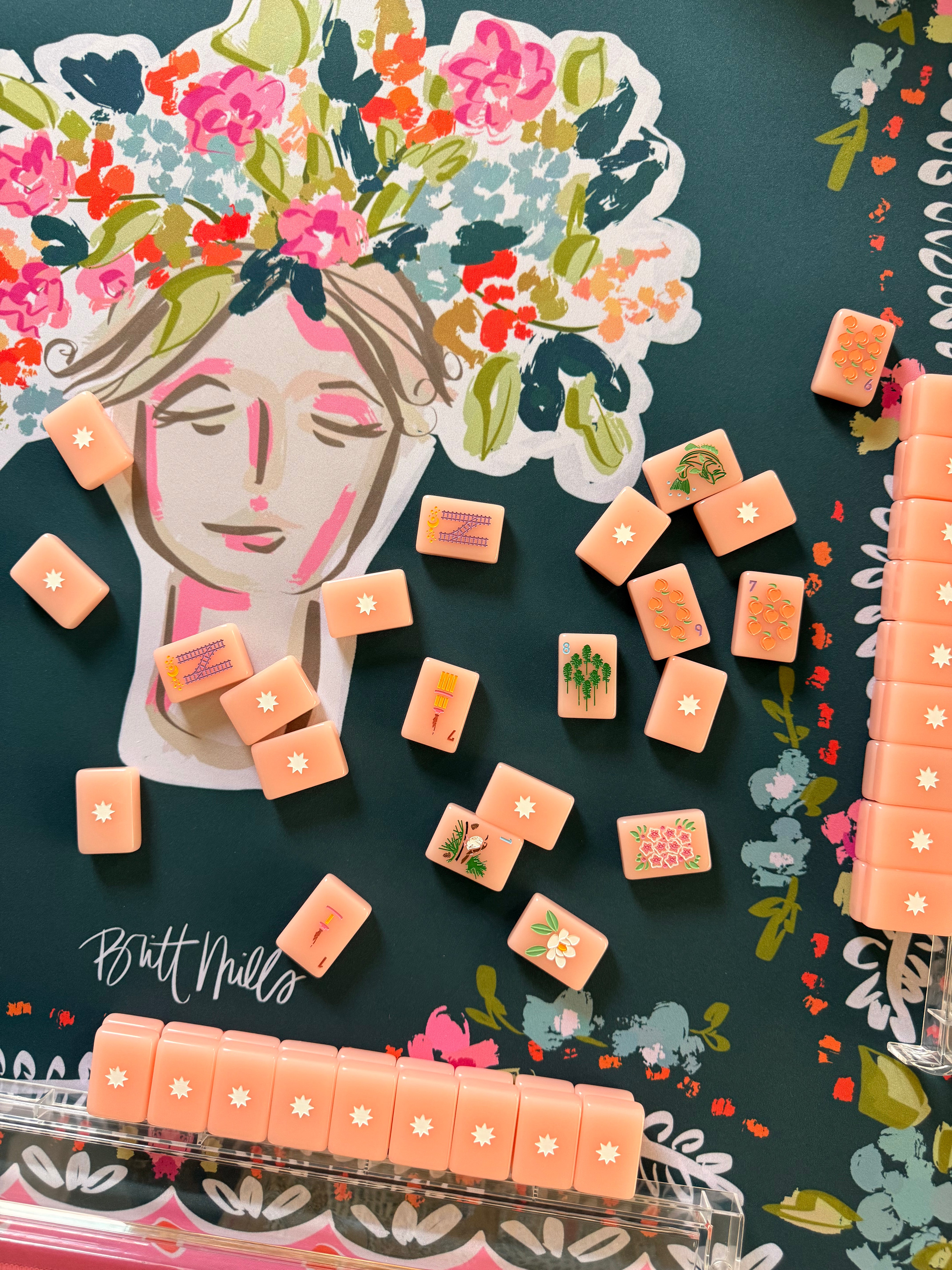Reba Neoprene Mahjong Mat