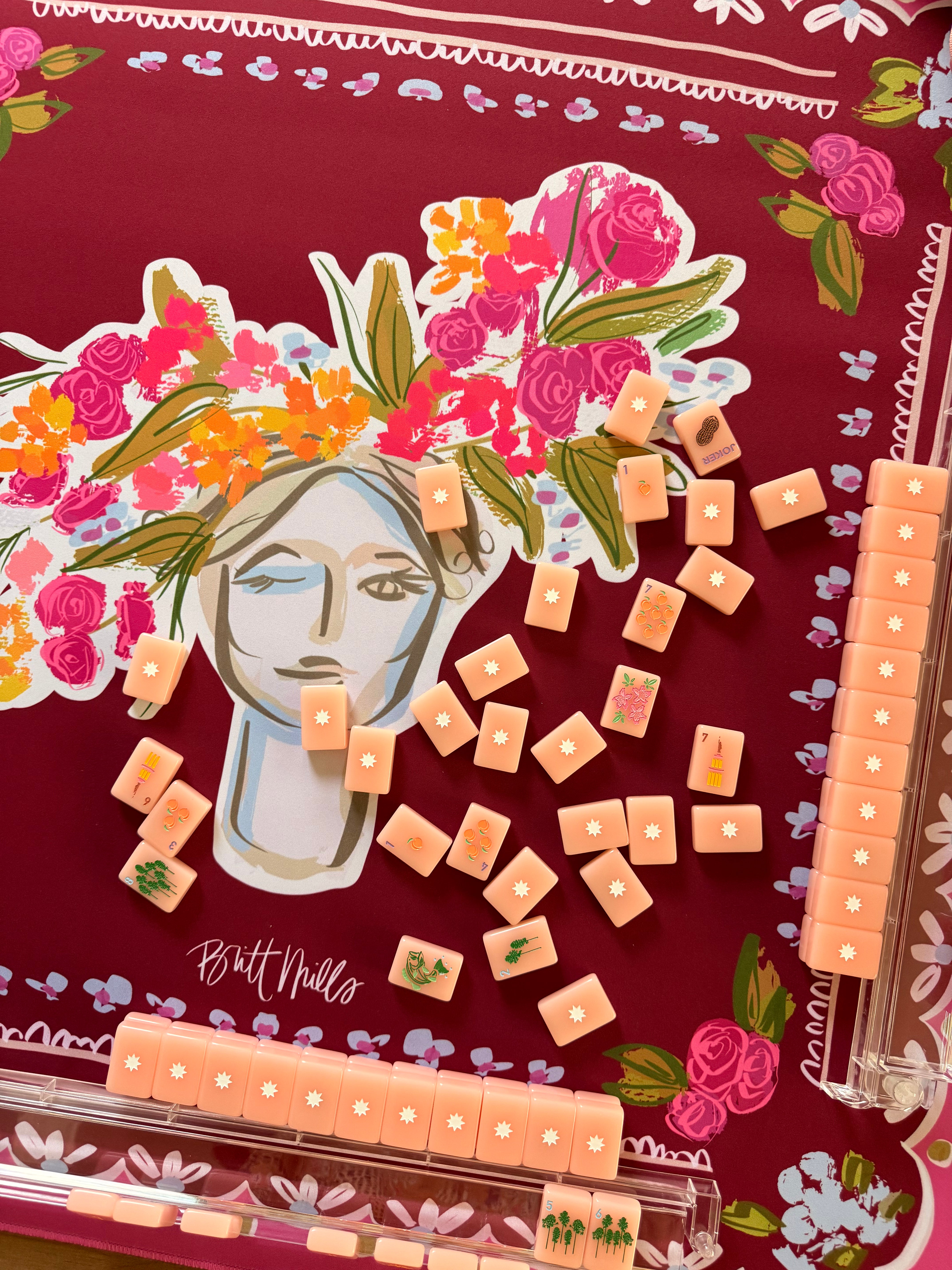 Scarlett Neoprene Mahjong Mat