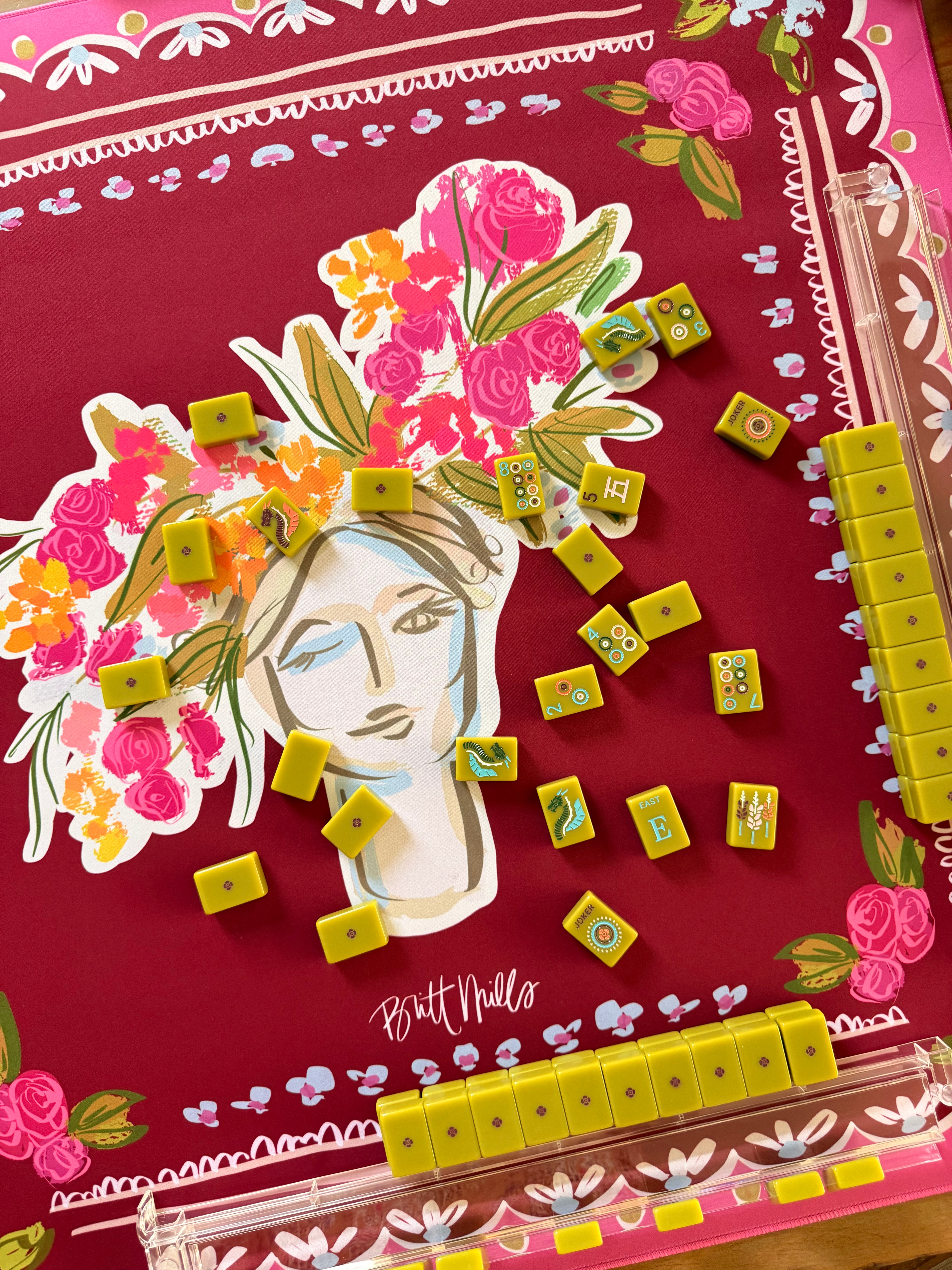 Scarlett Neoprene Mahjong Mat