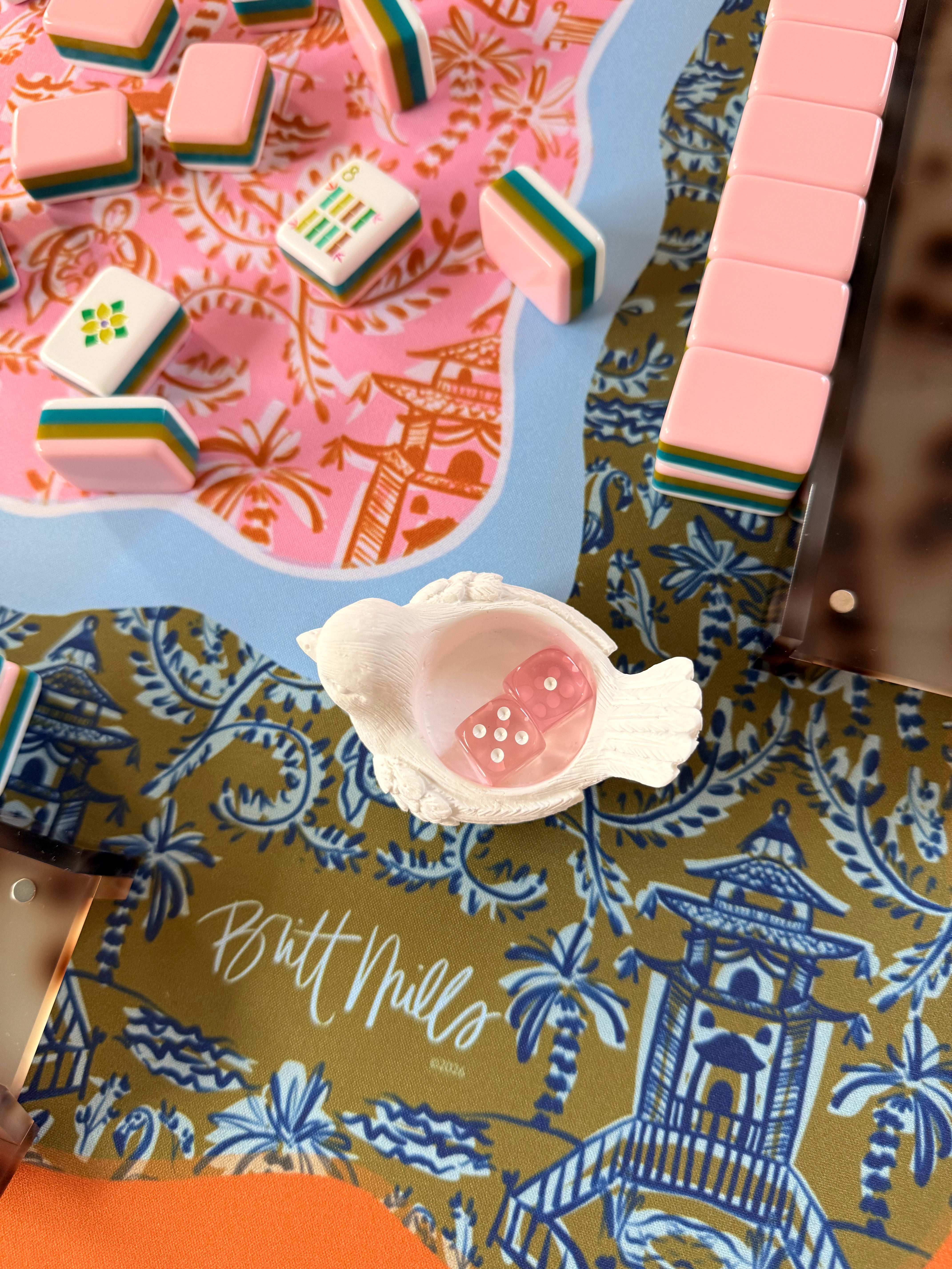 Soirée Scalloped Neoprene Mahjong Mat [Restocking Late September]