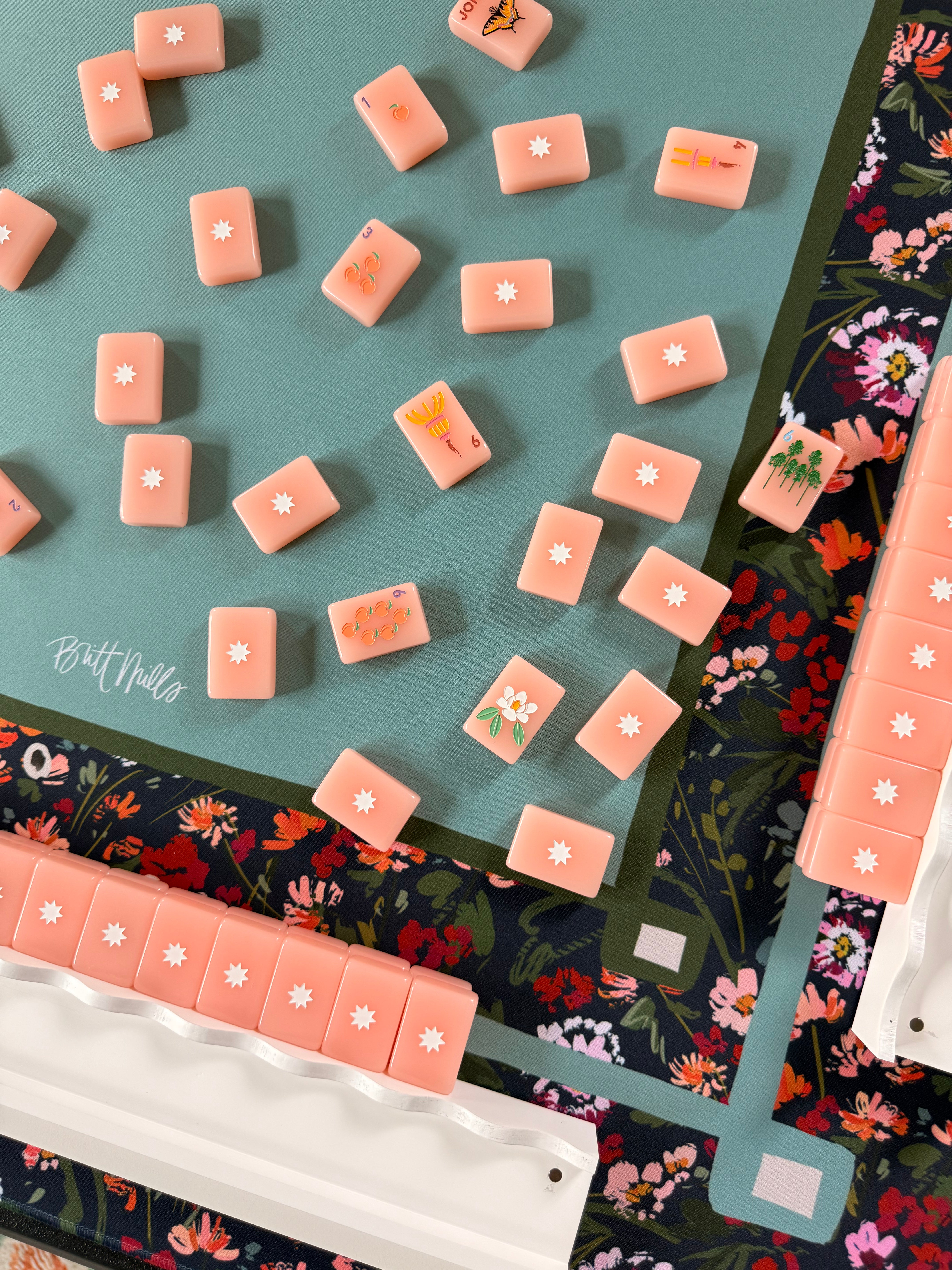 Ruby Neoprene Mahjong Mat