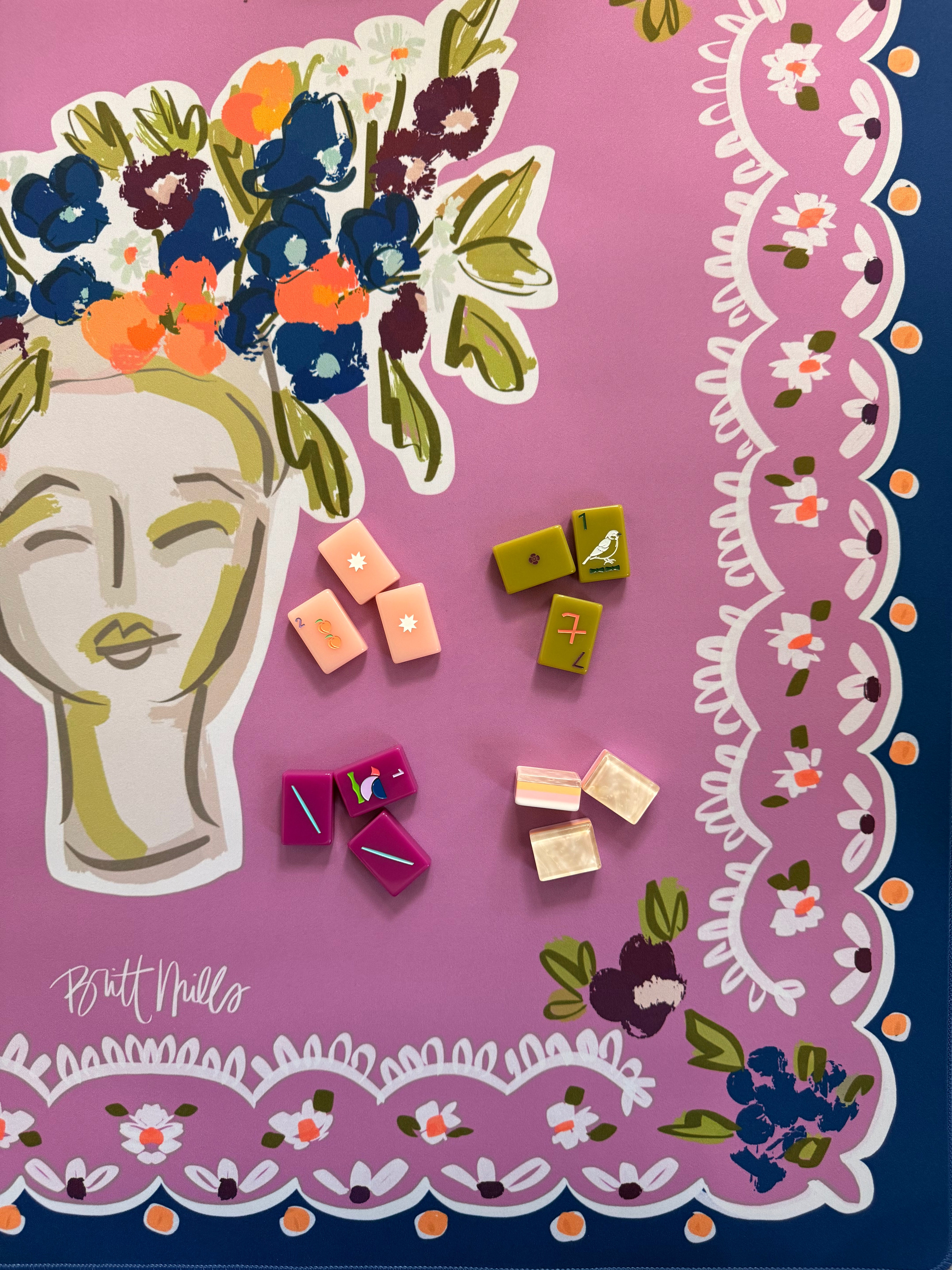 Tilly Neoprene Mahjong Mat [Arriving late September]