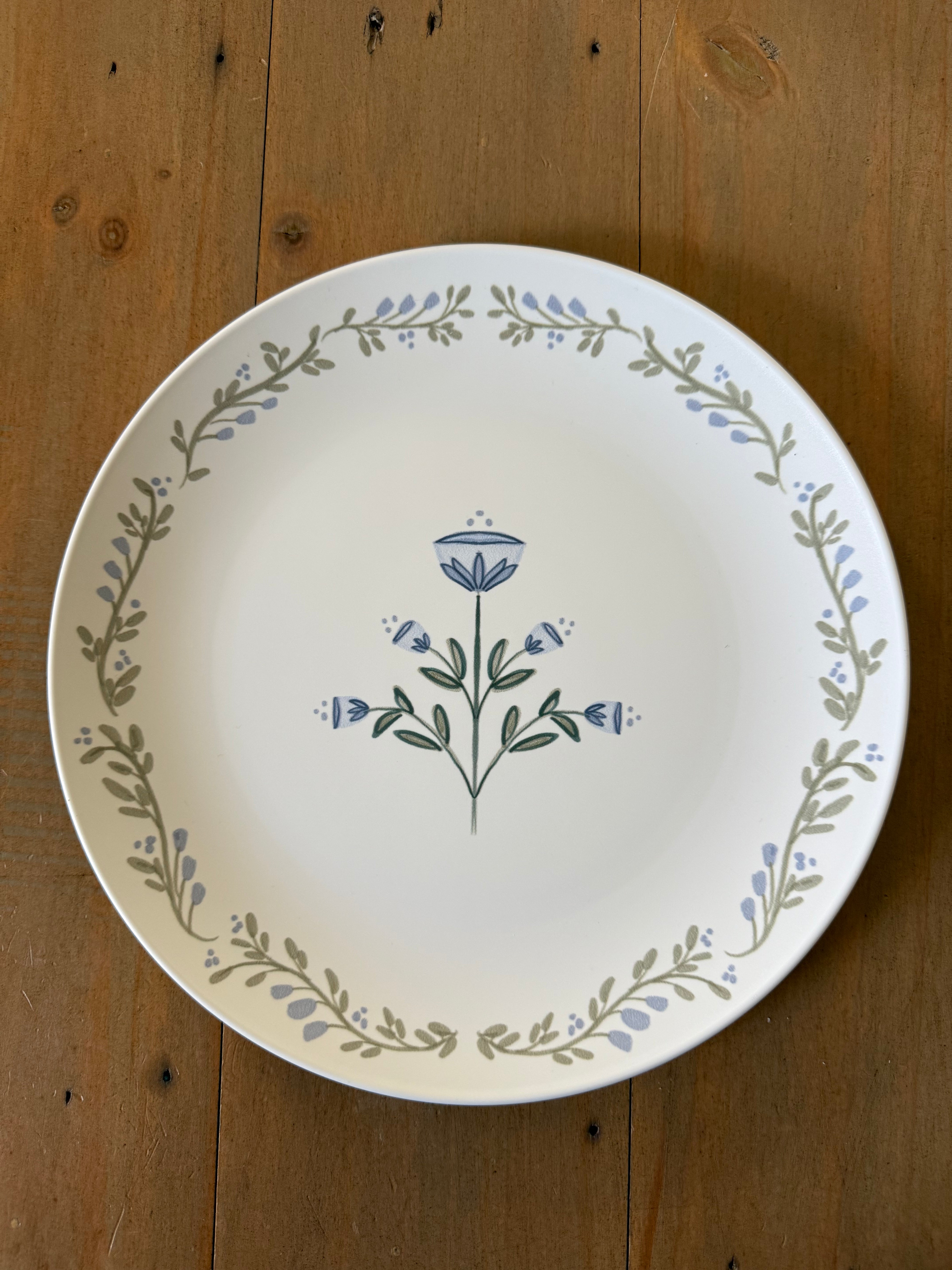 Preppy Petals Dinnerware Collection (Unbreakable and BPA-free)