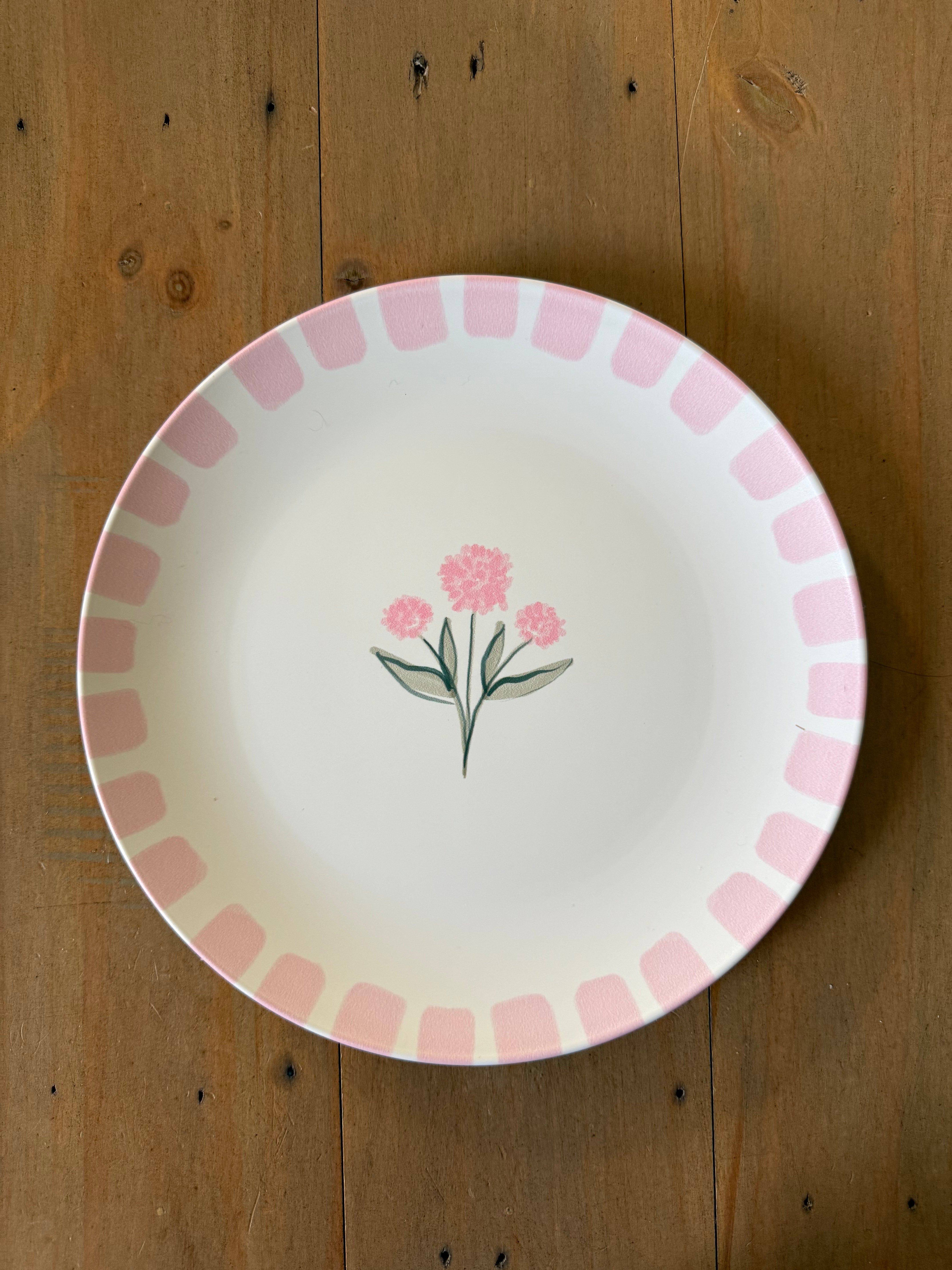 Preppy Petals Dinnerware Collection (Unbreakable and BPA-free)