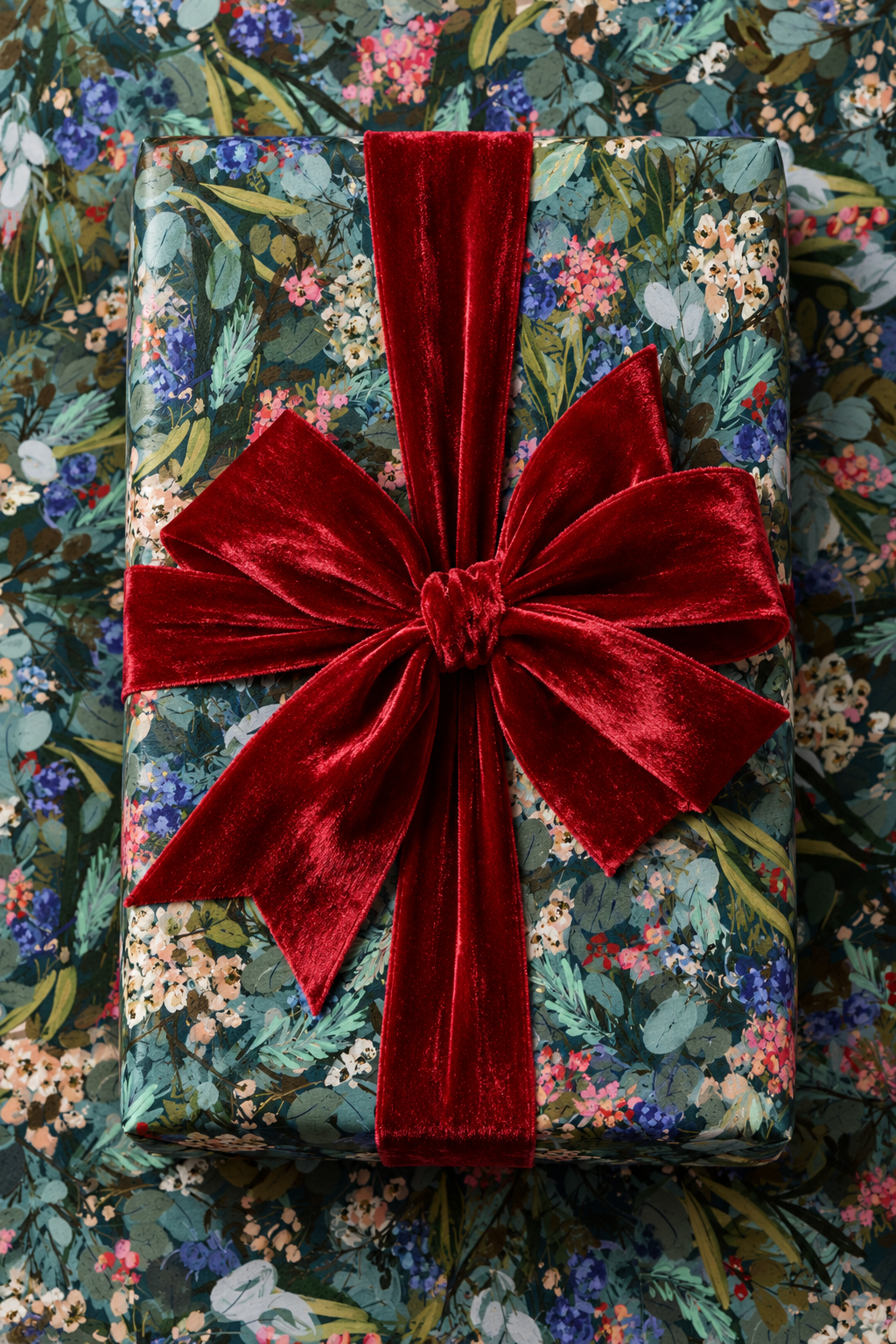 Winter Berry Wrapping Paper Roll