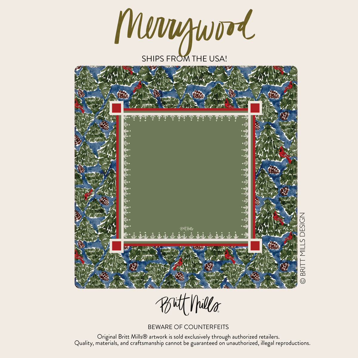 Merrywood Neoprene Mahjong Mat [Arriving late October]